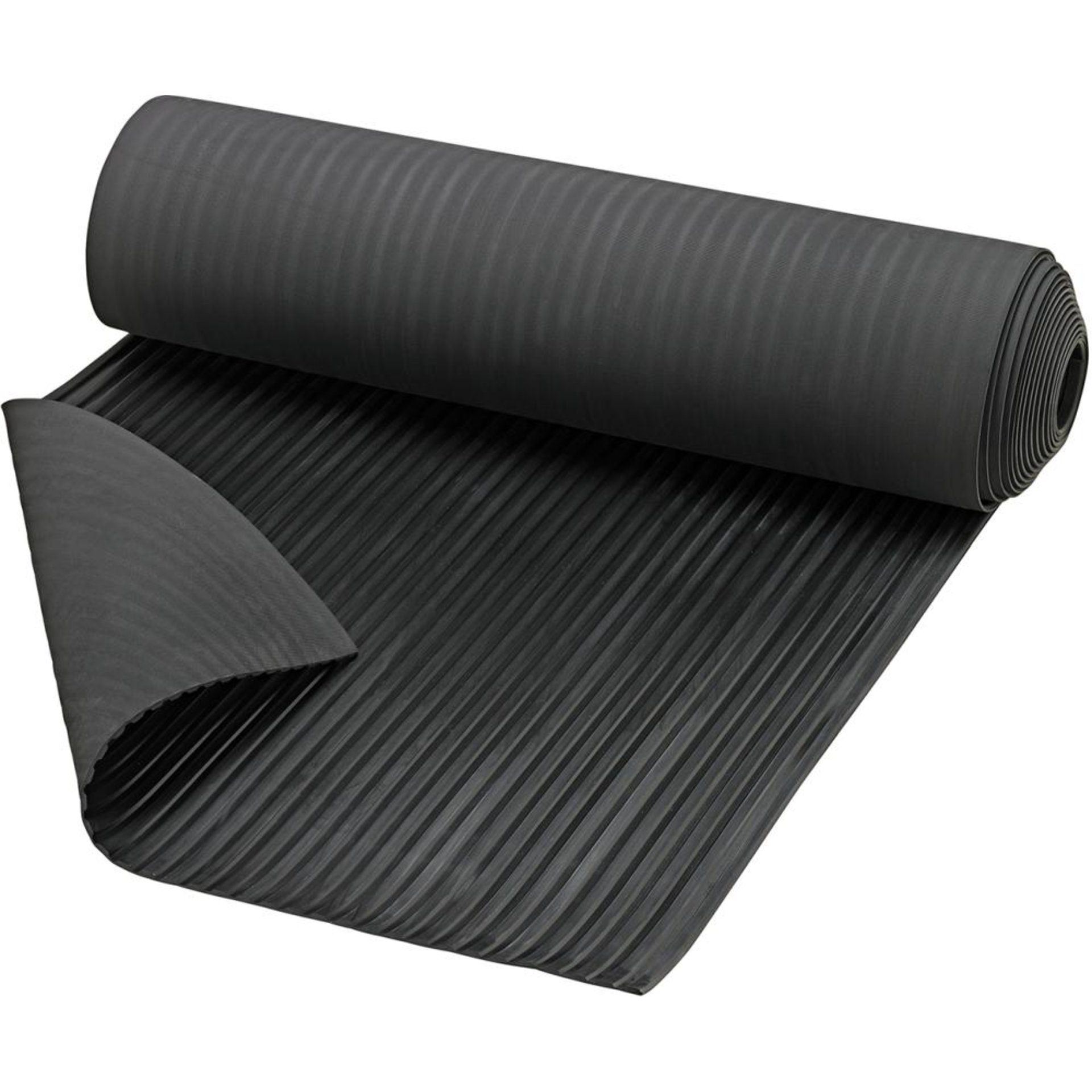 Leistenmatte PRO, NR/SBR, schwarz, 6mm, 1000mm 10m FORTIS