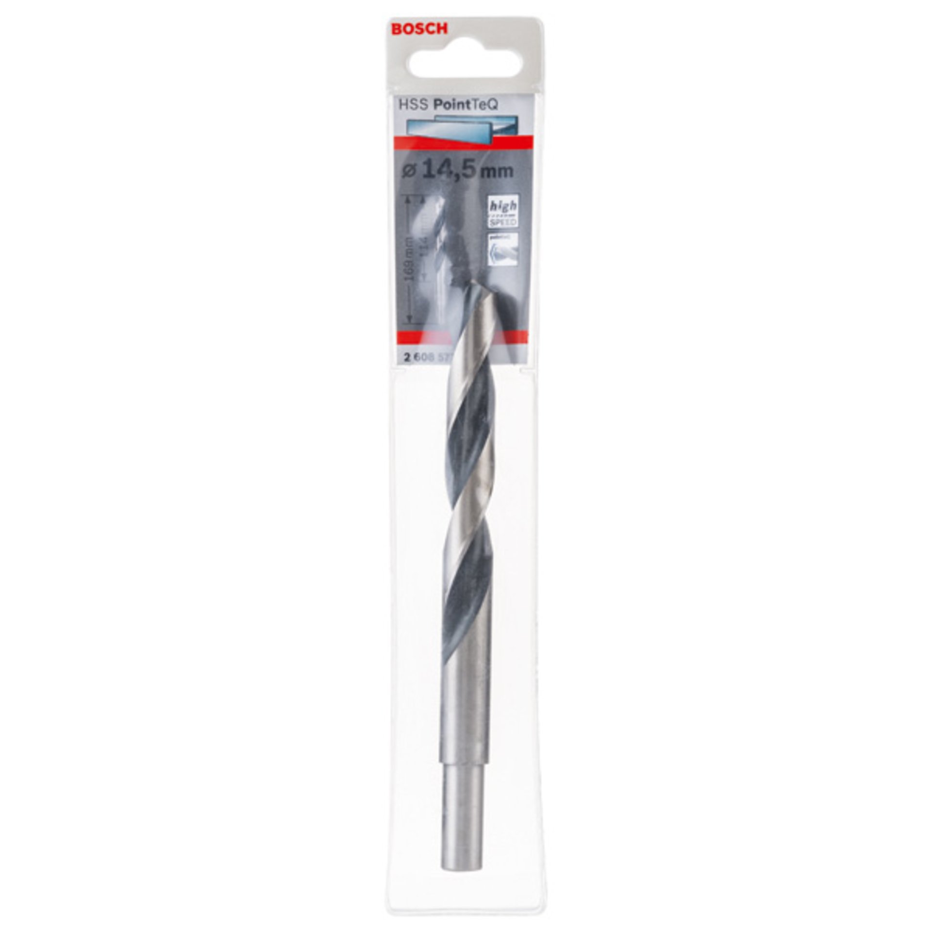 Metallspiralbohrer HSS PointTeQ, DIN 338, mit reduziertem Schaft, 14,5 mm