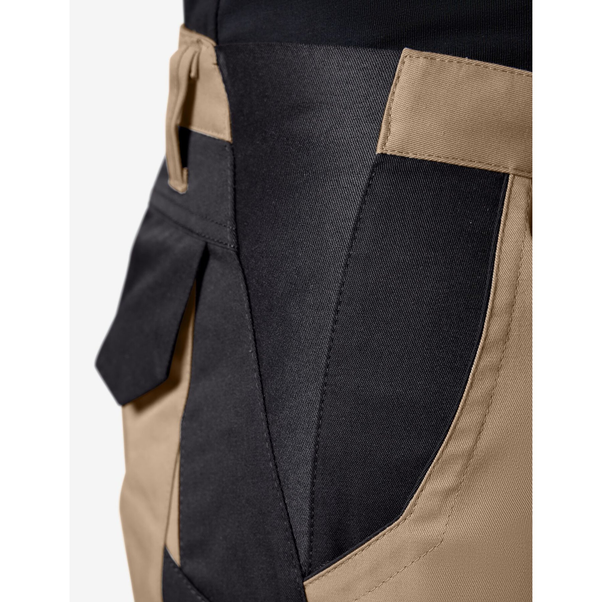 FABIAN Arbeitshose beige-schwarz 88