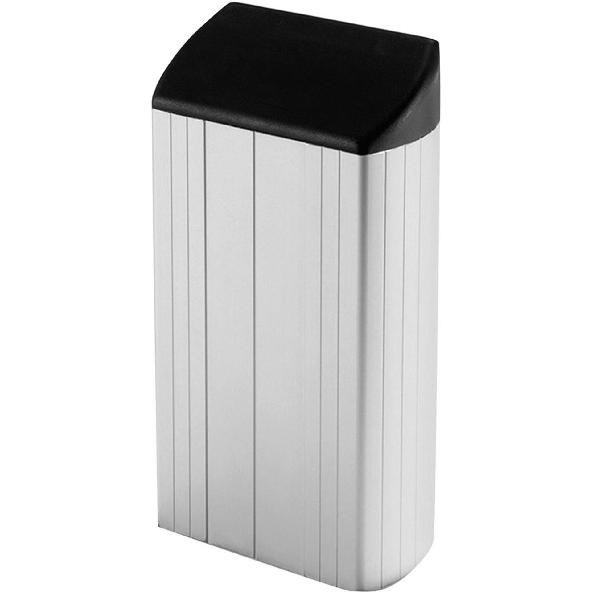 Ovalrohrständer (VE2) Länge 2600 mm silber zum Einbetonieren