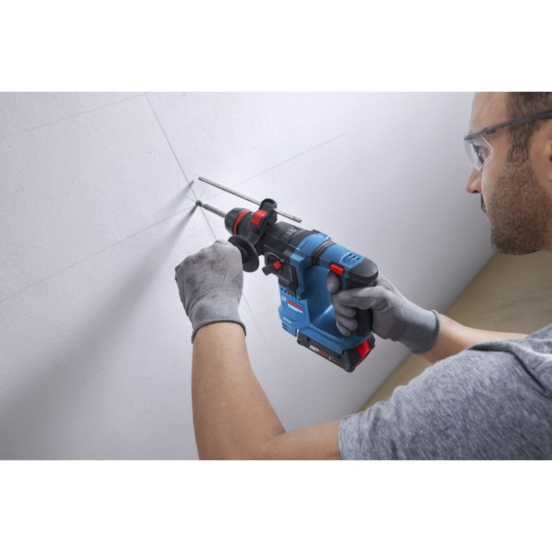 Akku-Bohrhammer mit ONECHUCK GBH 18V-18 X