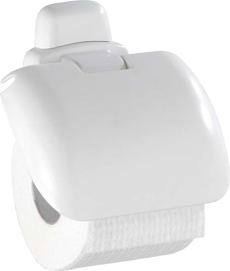 Toilettenpapierhalter PurKunststoff, weiß Toilettenpapierhalter PurKunststoff, weiß