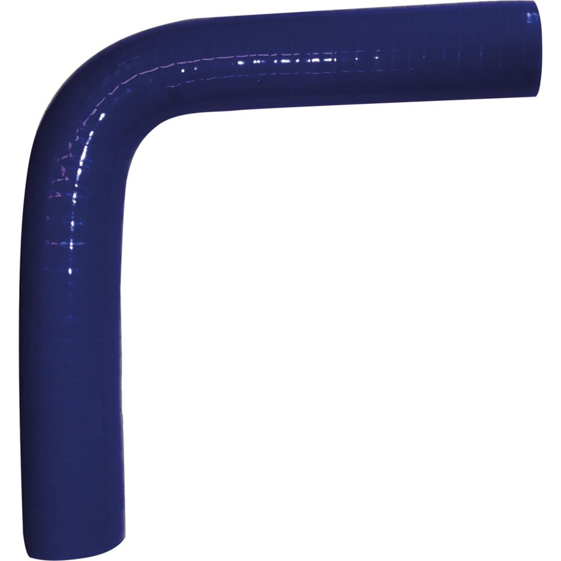 Silikon Kühlerschlauch Krümmer 90G, blau, 32x4mm, Schenkellänge: je 152mm