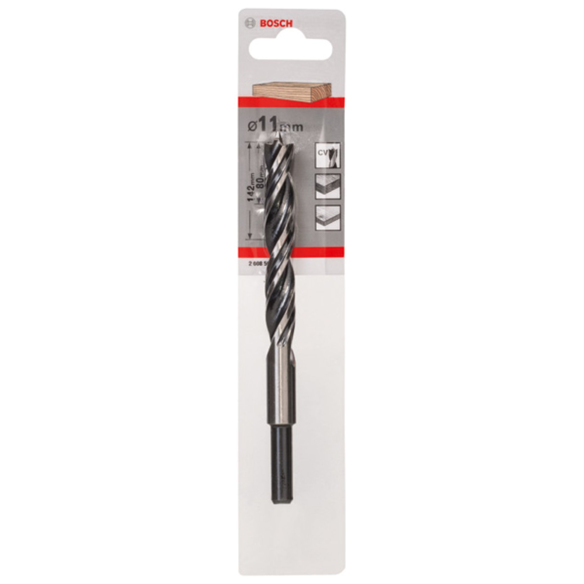 Holzspiralbohrer Standard, 11 x 89 x 142 mm, d 10 mm