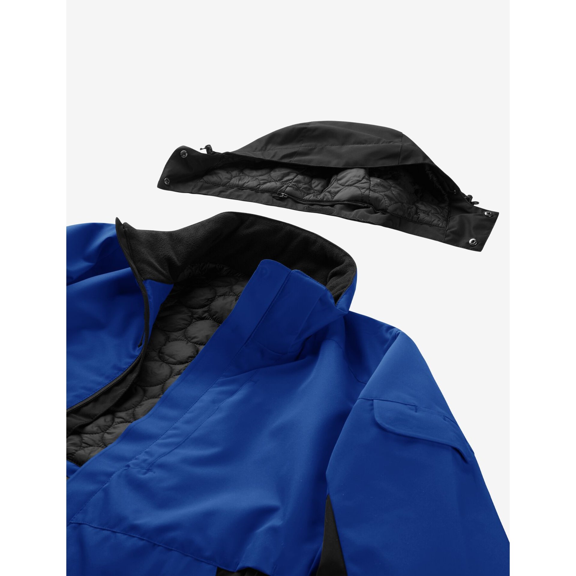 GEORG Arbeitsjacke Primaloft royalblau-schwarz M