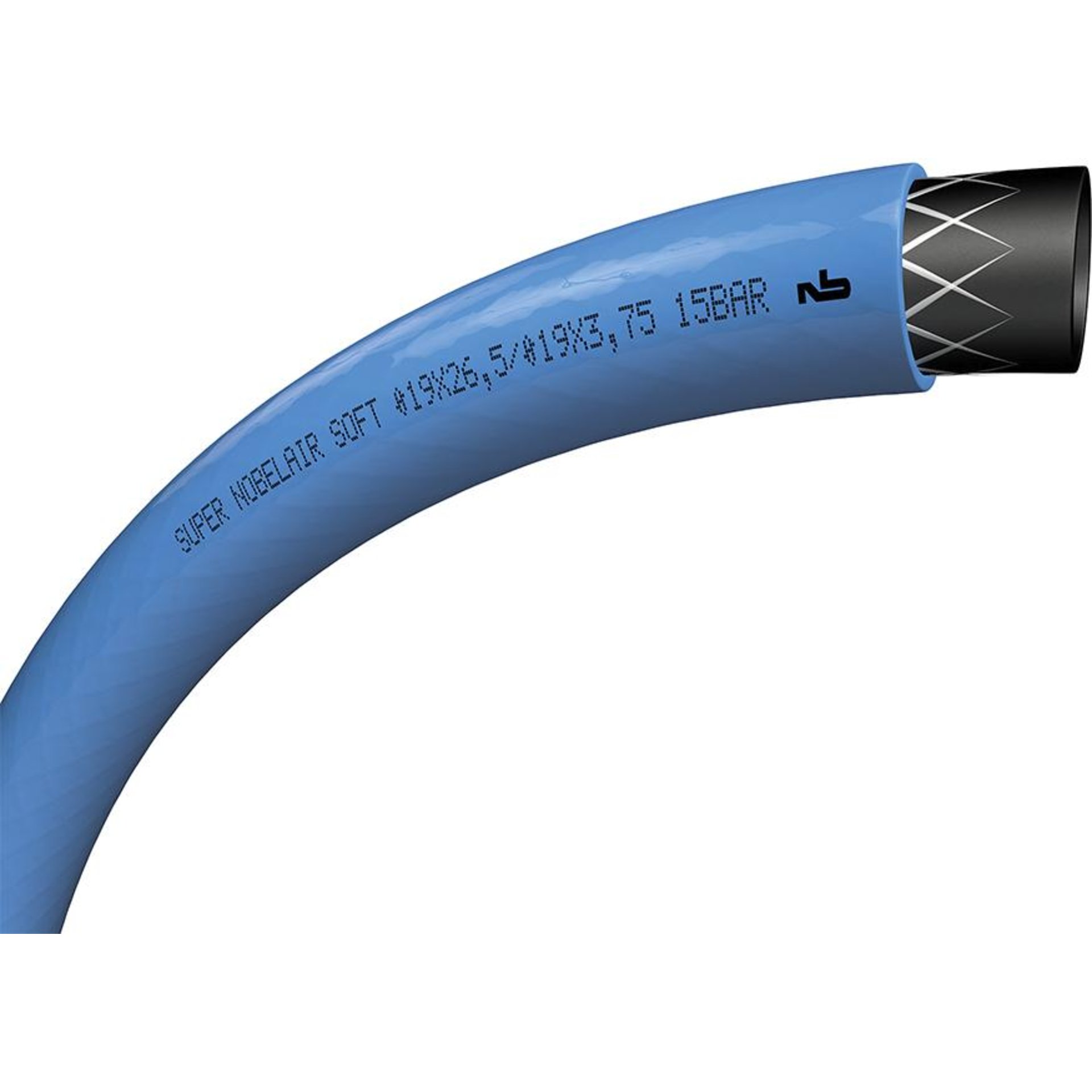 Druckluftschlauch Super Nobelair Soft, PVC 6,3x2,35mm, 25m Tricoflex