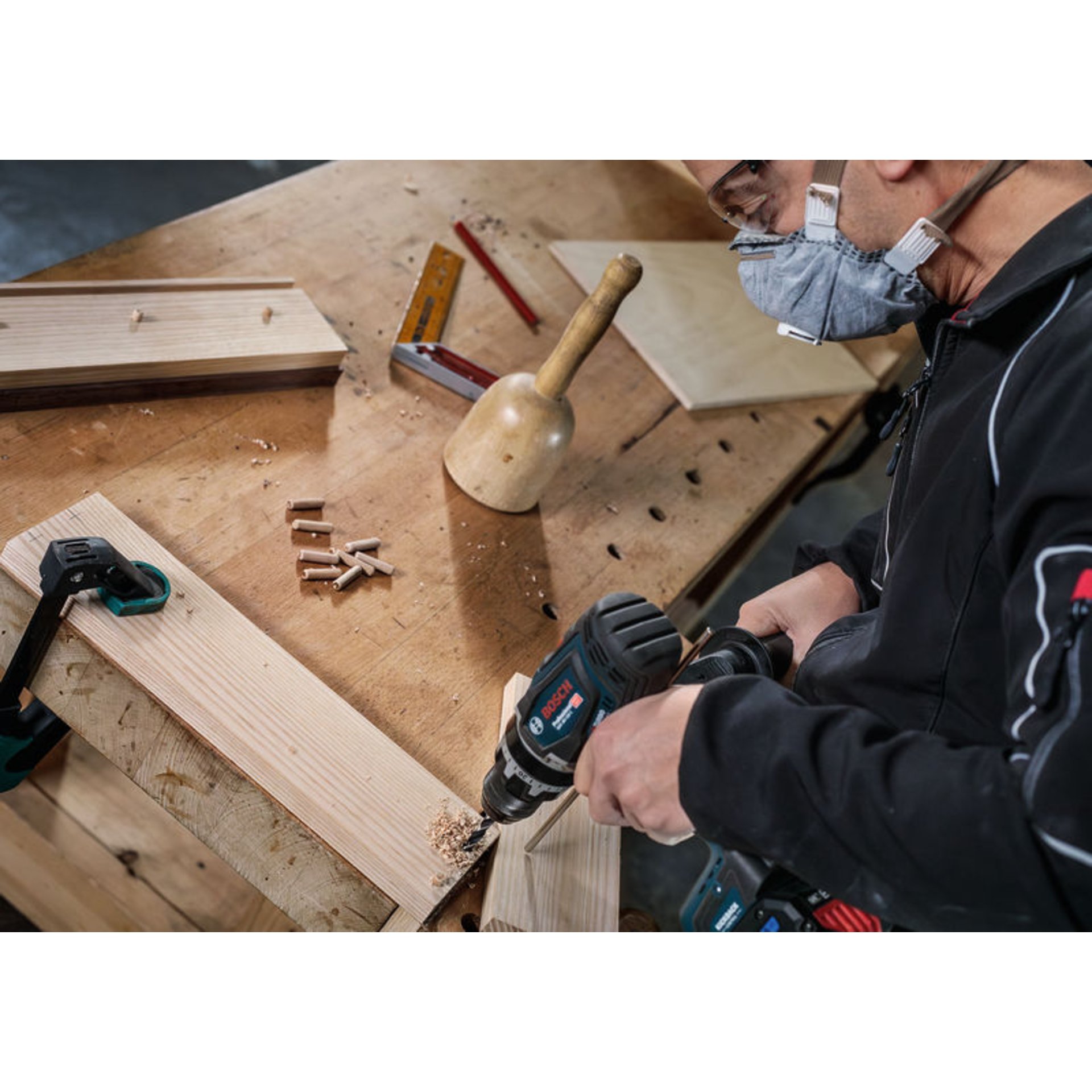 PRO Wood Holzspiralbohrer Set. 5-tlg.