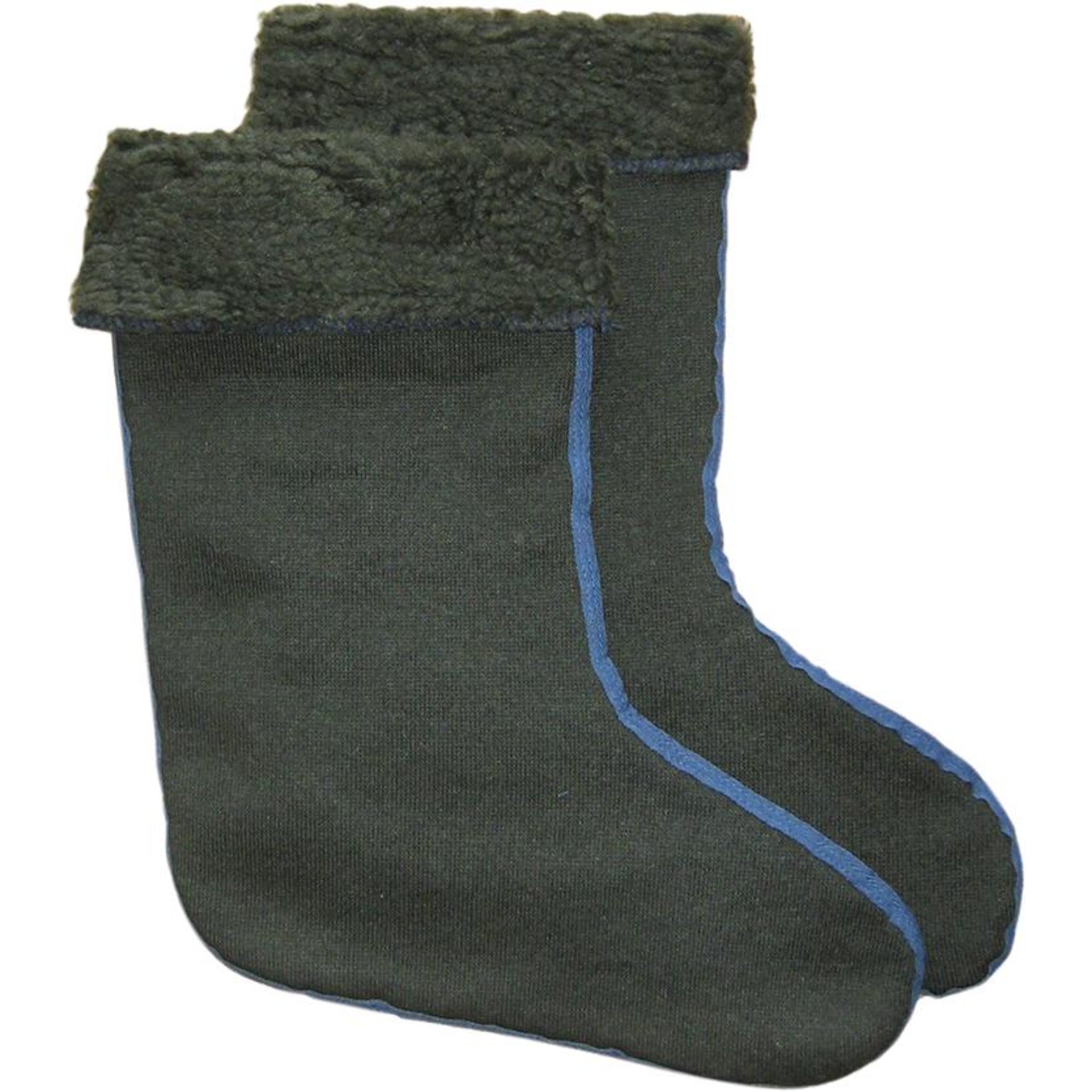 Stiefeleinsatz m. Stulpe,Faserpelz / Polyester Gr. 45/46