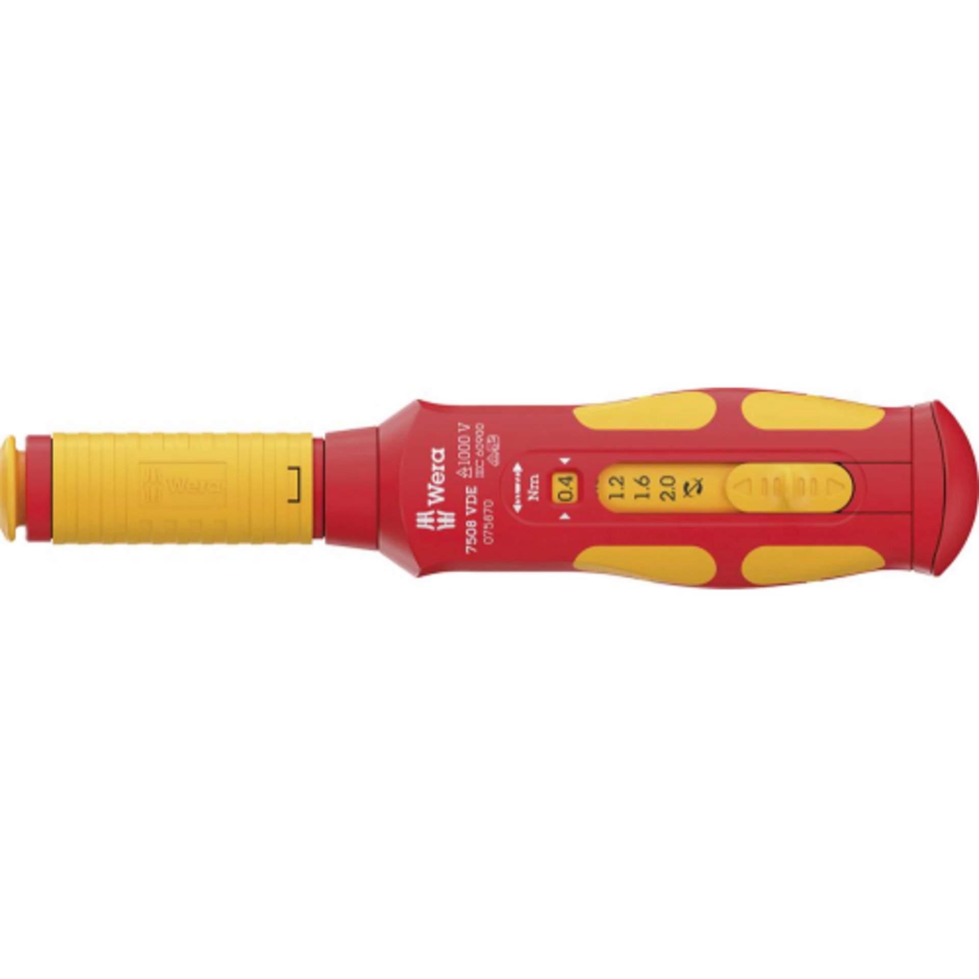 Drehmomentschraubendreher0,4-2Nm Safe-Torque Speed VDE Wera