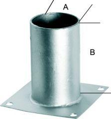 Aufschraubhülse für 100 Rundholz Aufschraubhülse für 100 Rundholz