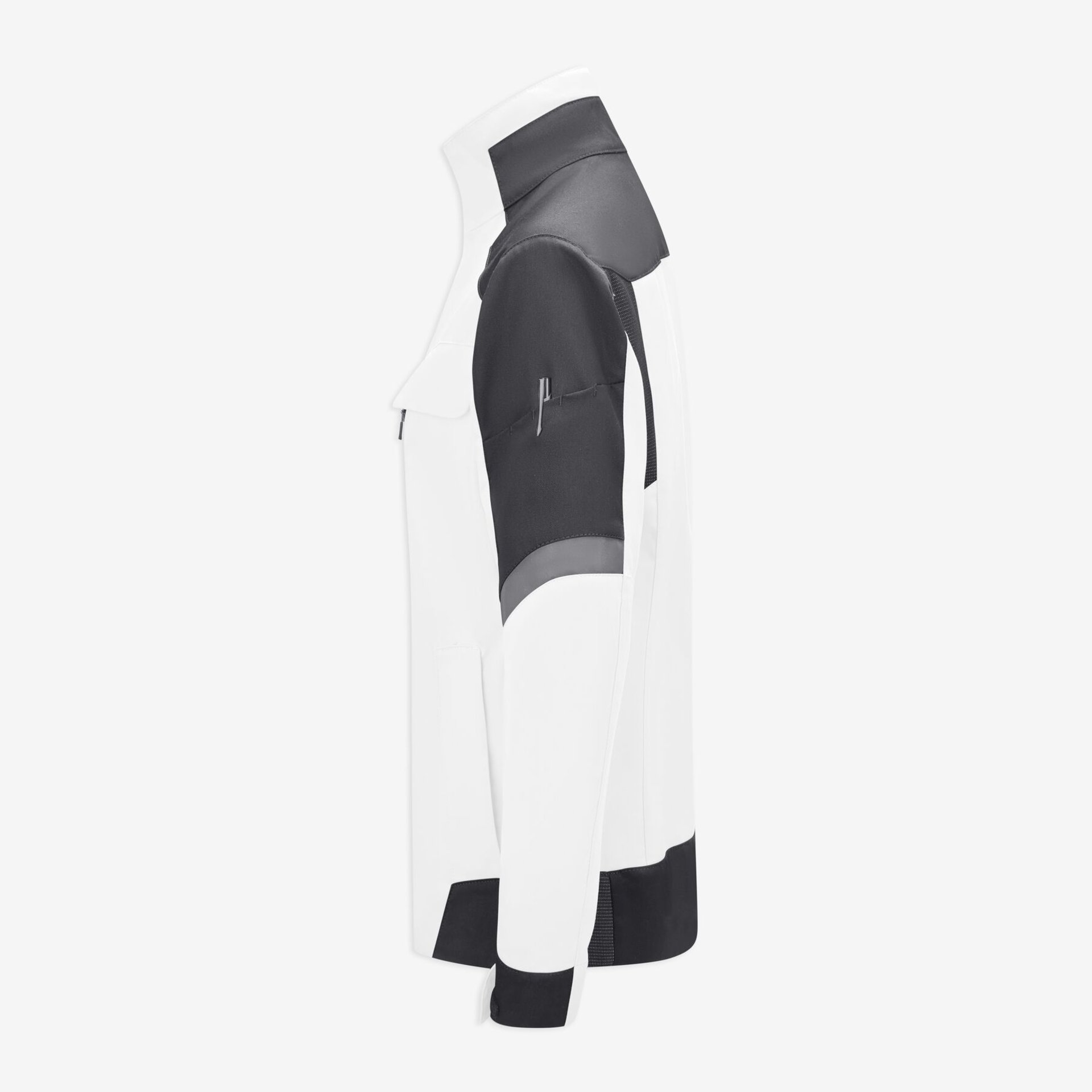 ANDREA Arbeitsjacke Damen weiß-anthrazit 2XL