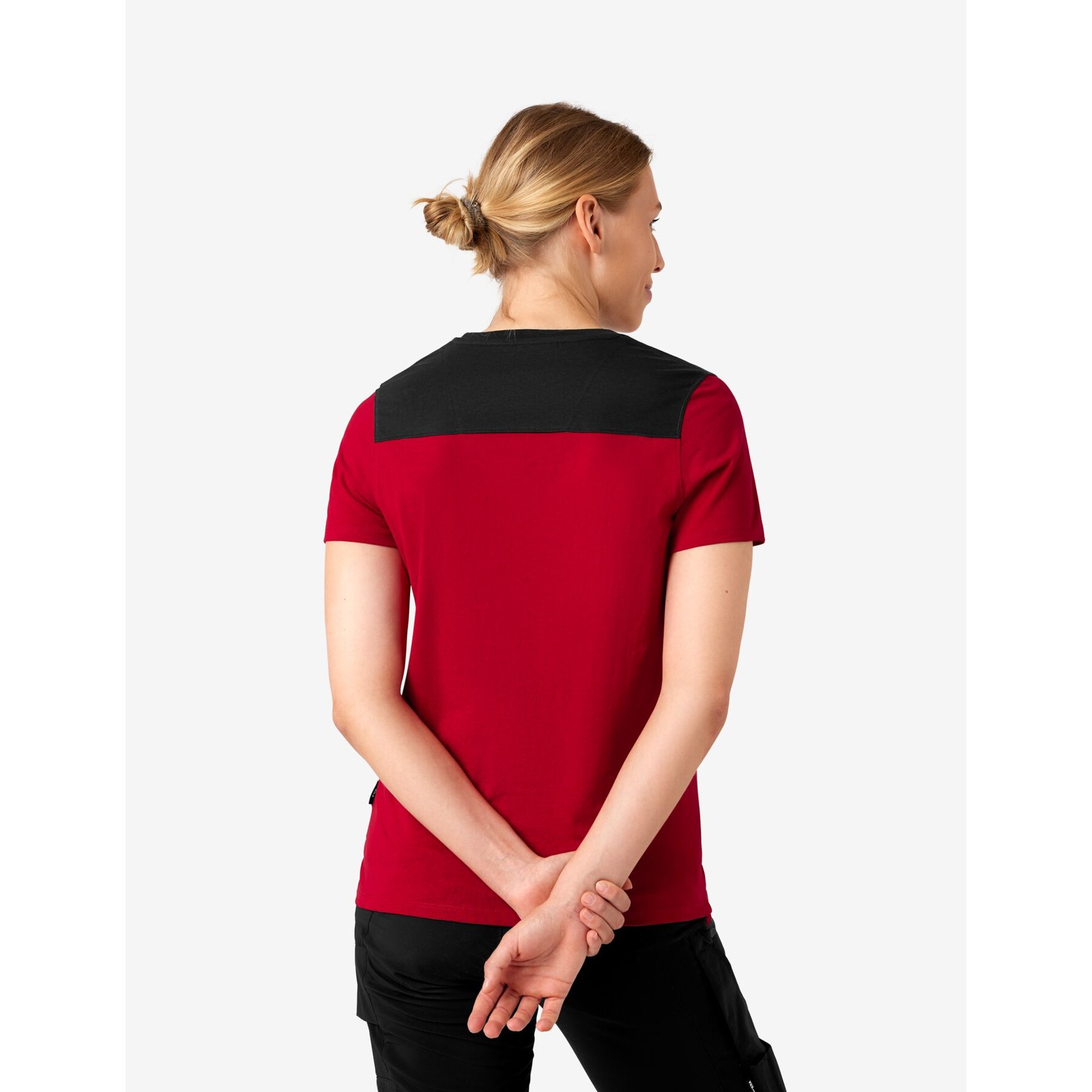 KIRA T-Shirt Damen rot-schwarz L