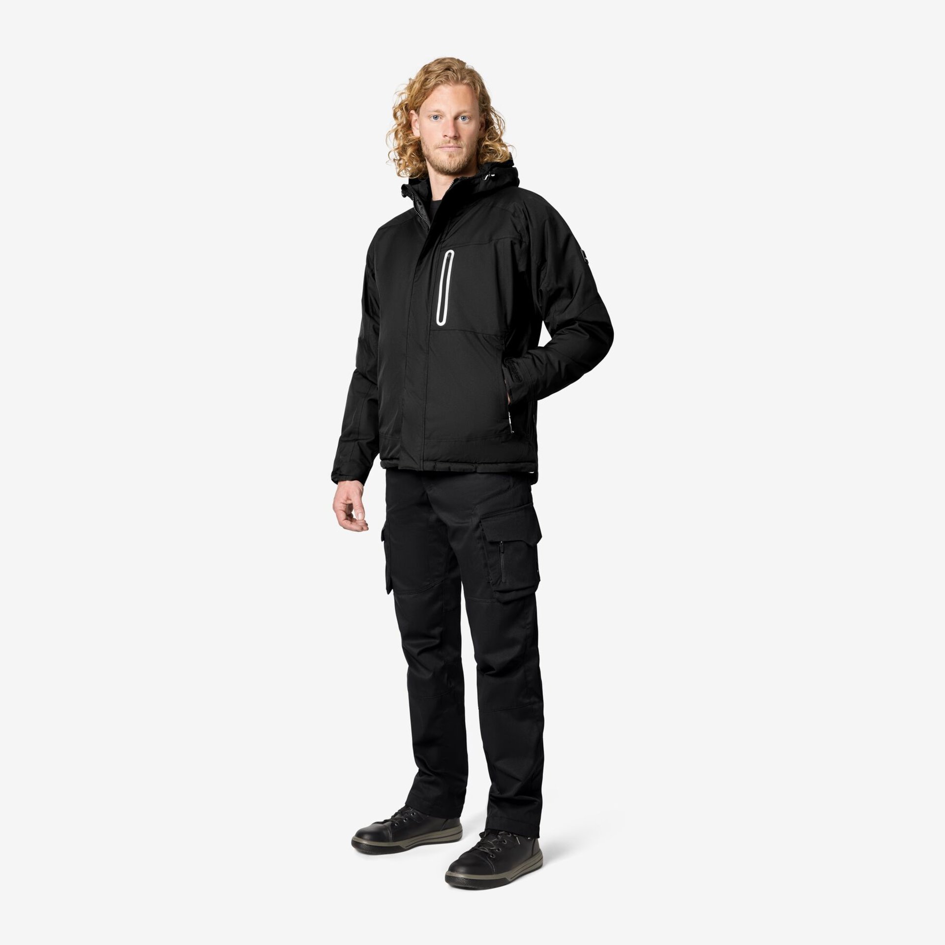 MIKA Wintersoftshell-Jacke schwarz 5XL