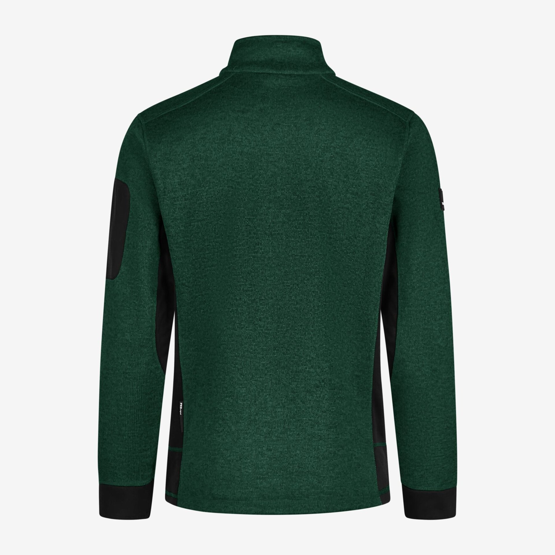 CHRISTOPH Strick-Fleece-Jacke Herren grün-schwarz 5XL