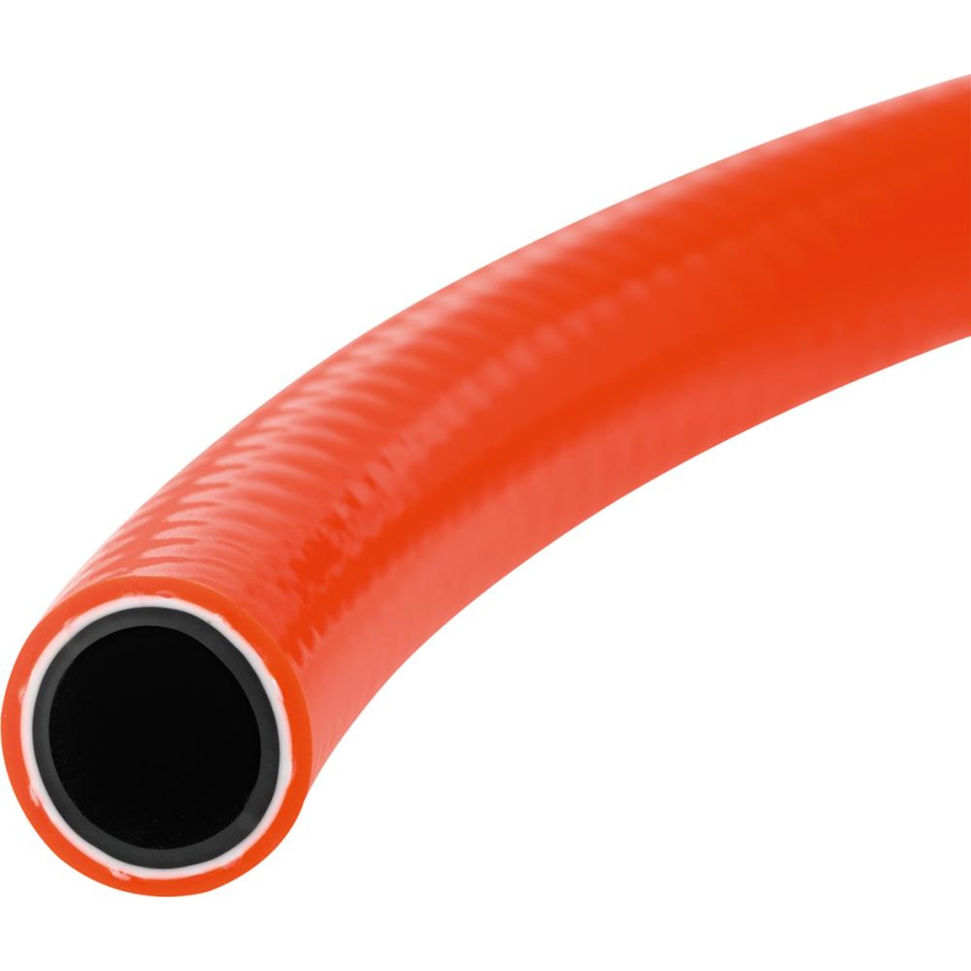 SicherheitswasserschlauchPVC, leuchtorange, 12,5x2,75mm, 50m FORTIS