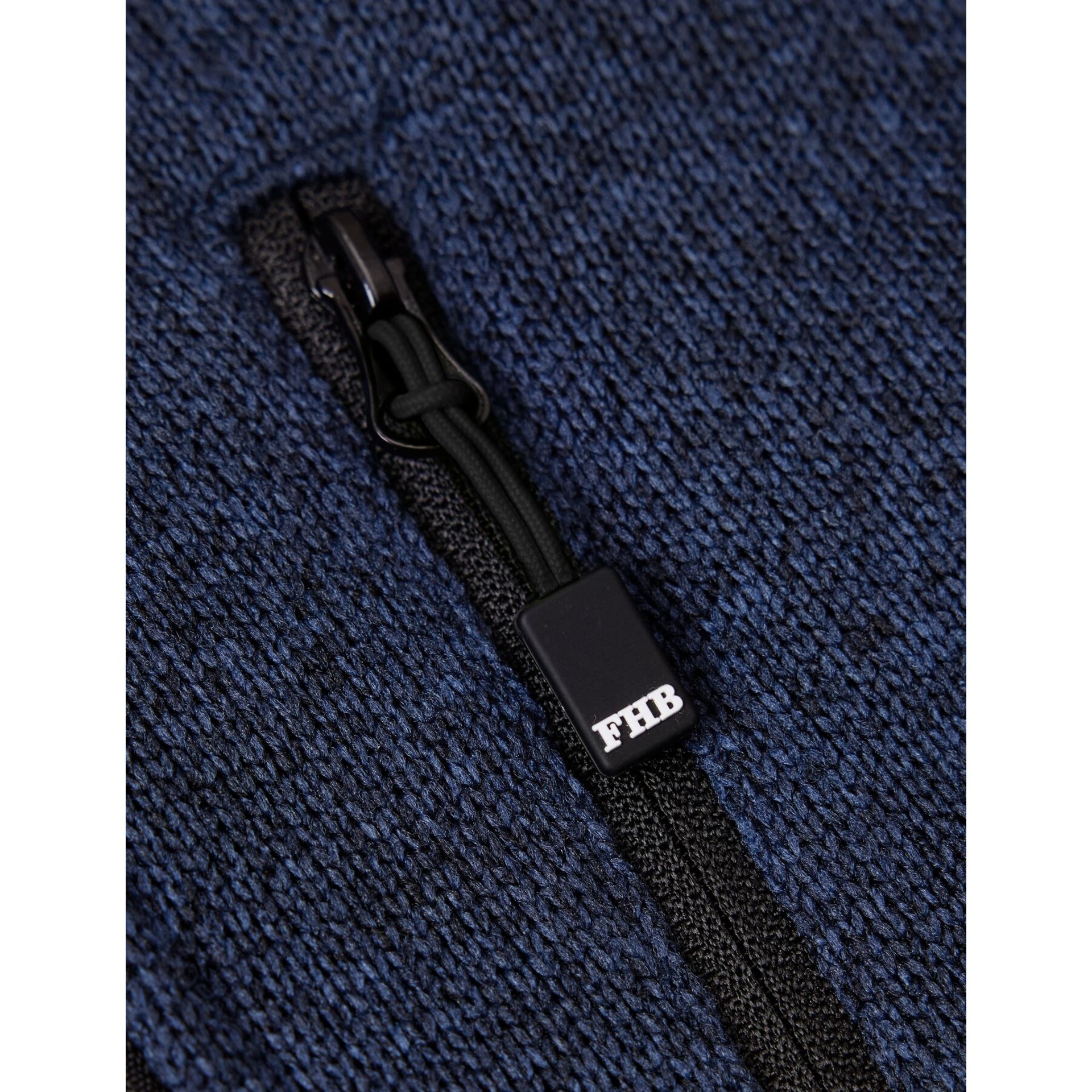 PATRICK Strick-Fleece-Troyer marine-schwarz Gr. 5XL