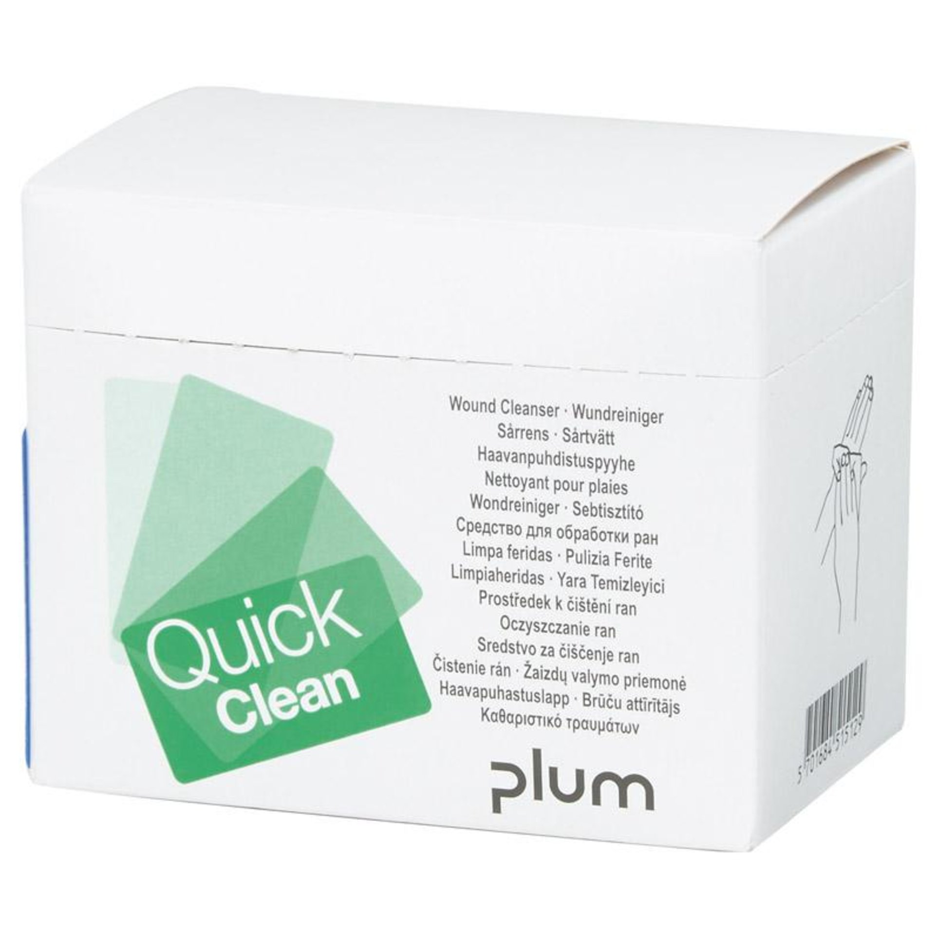 Wundreiniger QuickClean Box mit 20 Stück