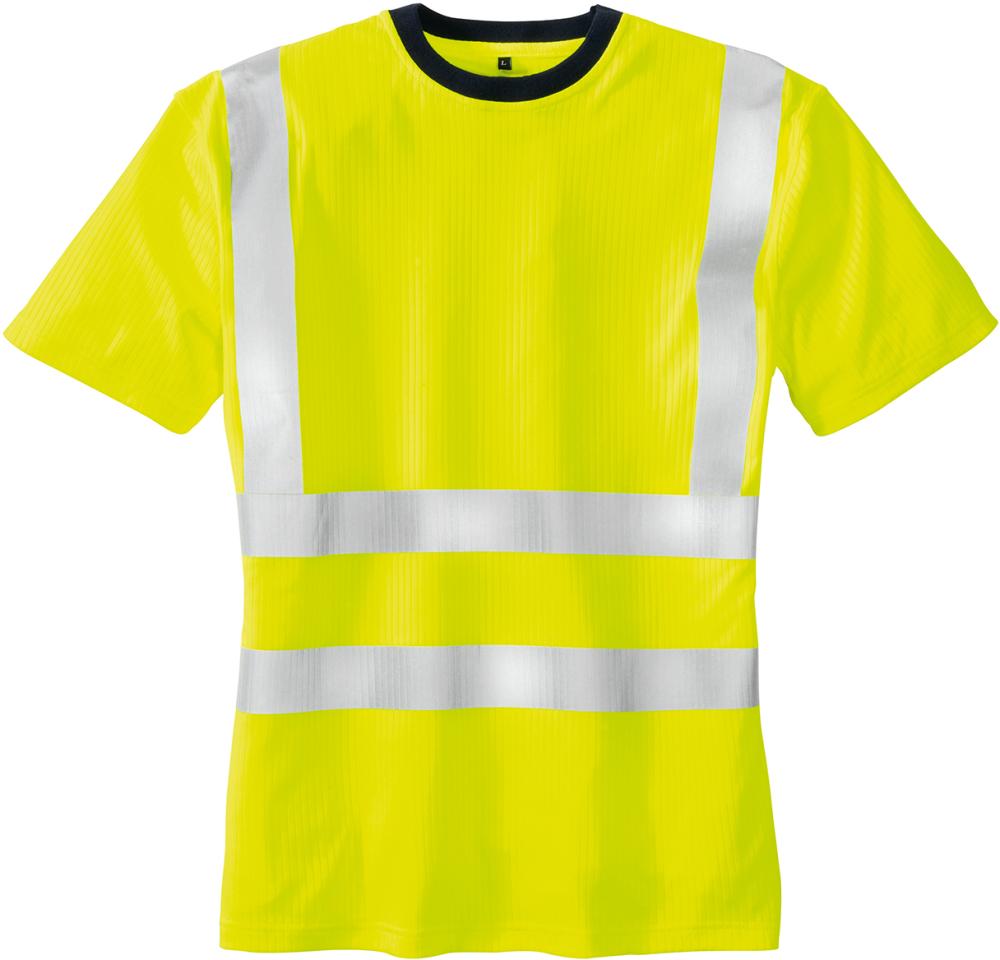 teXXor Warnschutz-T-Shirt HOOGE, leucht-gelb, Größe XXL