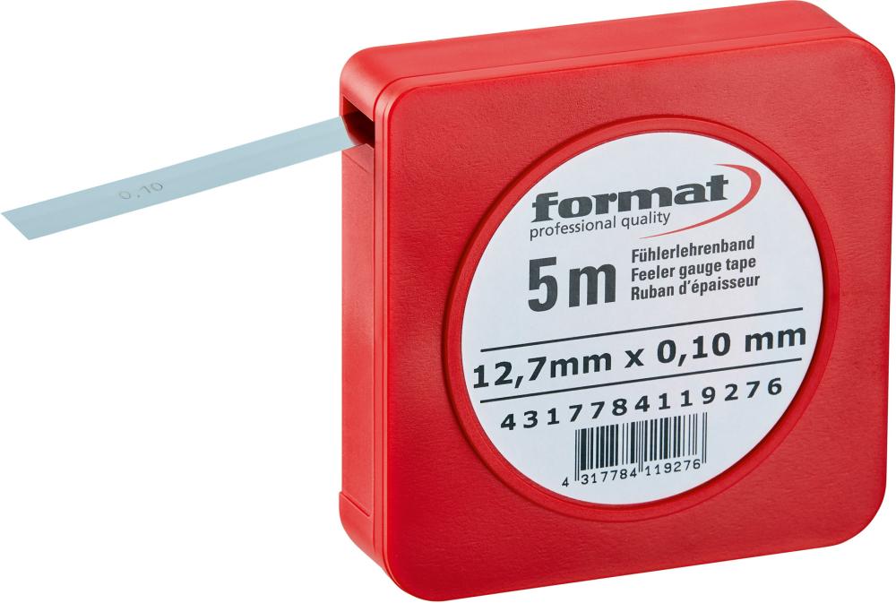 Format Fühlerlehrenband INOX 0,01mm