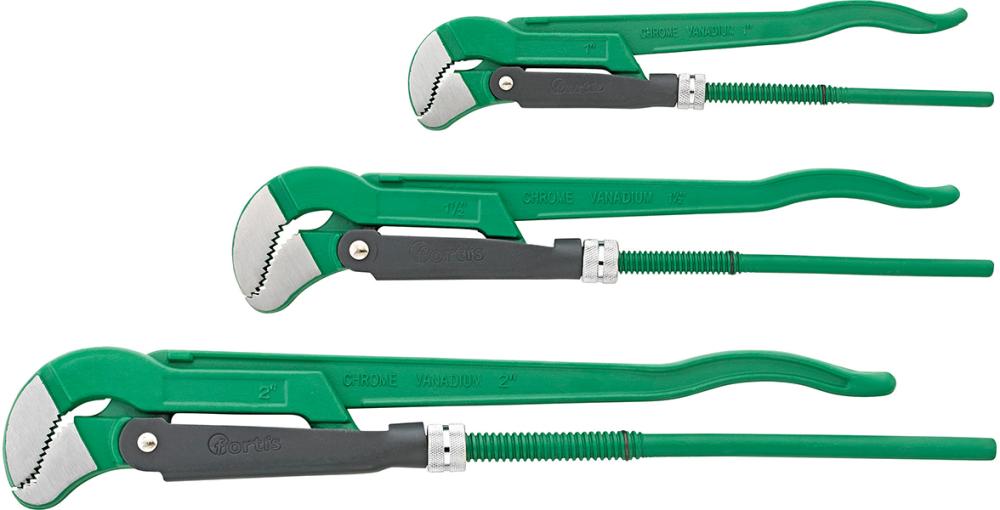 Fortis Eckrohrzangen-Satz 3tlg. 1 2.Z. Fortis Eckrohrzangen-Satz 3tlg. 1 2.Z.