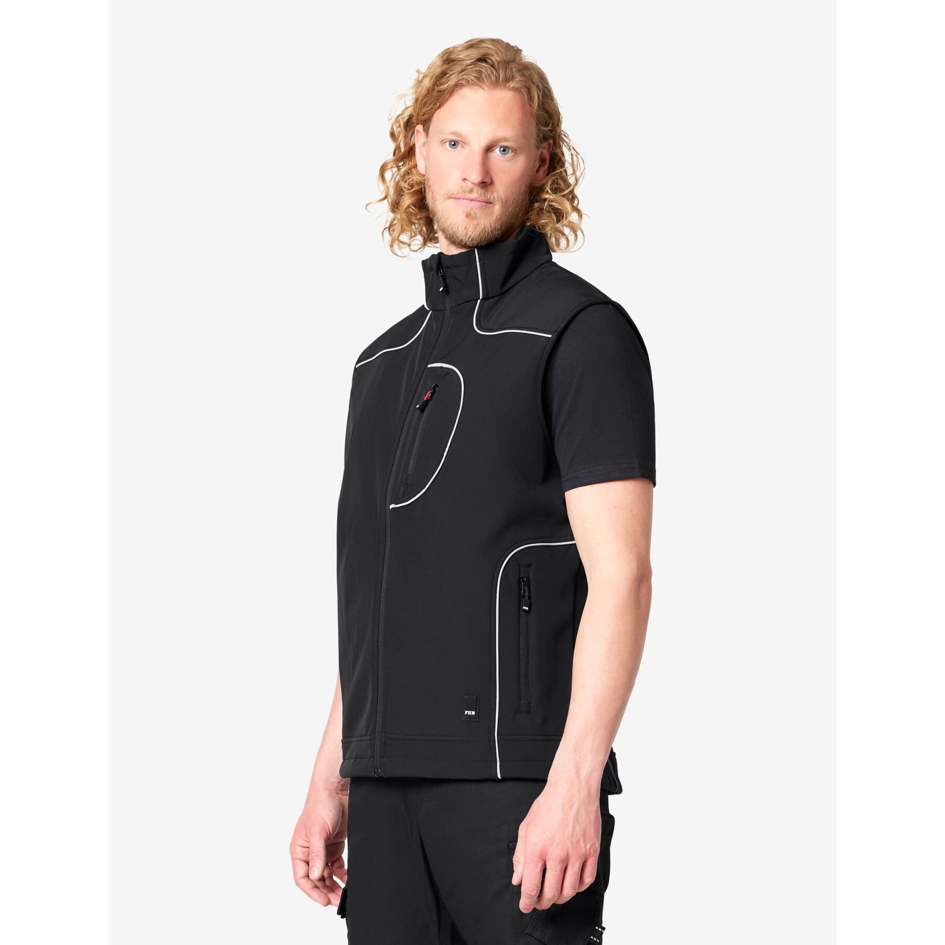 MARTIN Softshell-Weste schwarz 3XL