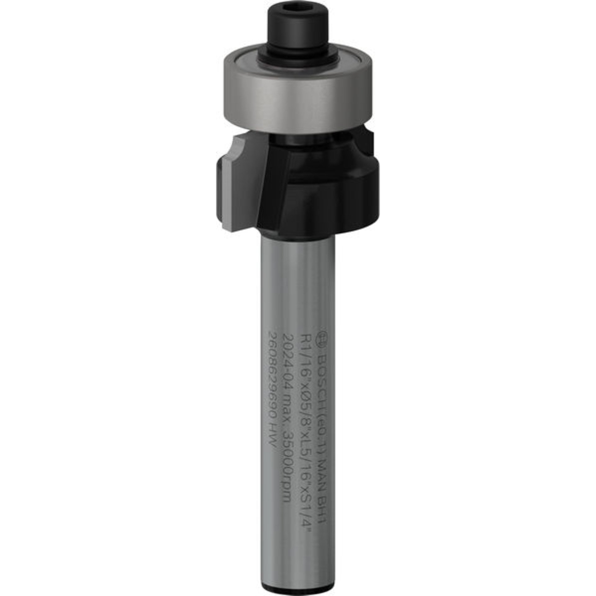 PRO Abrundfräser, R 1/16", Schaft 1/4"