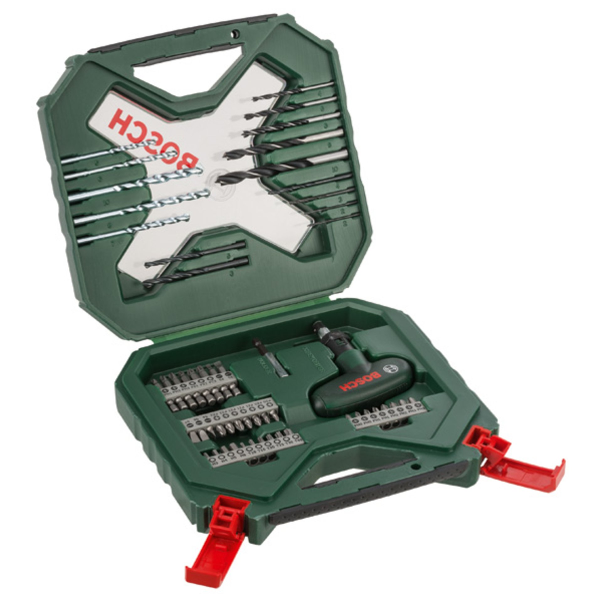 X-Line Classic Bohrer- und Schrauber-Set, 54-teilig