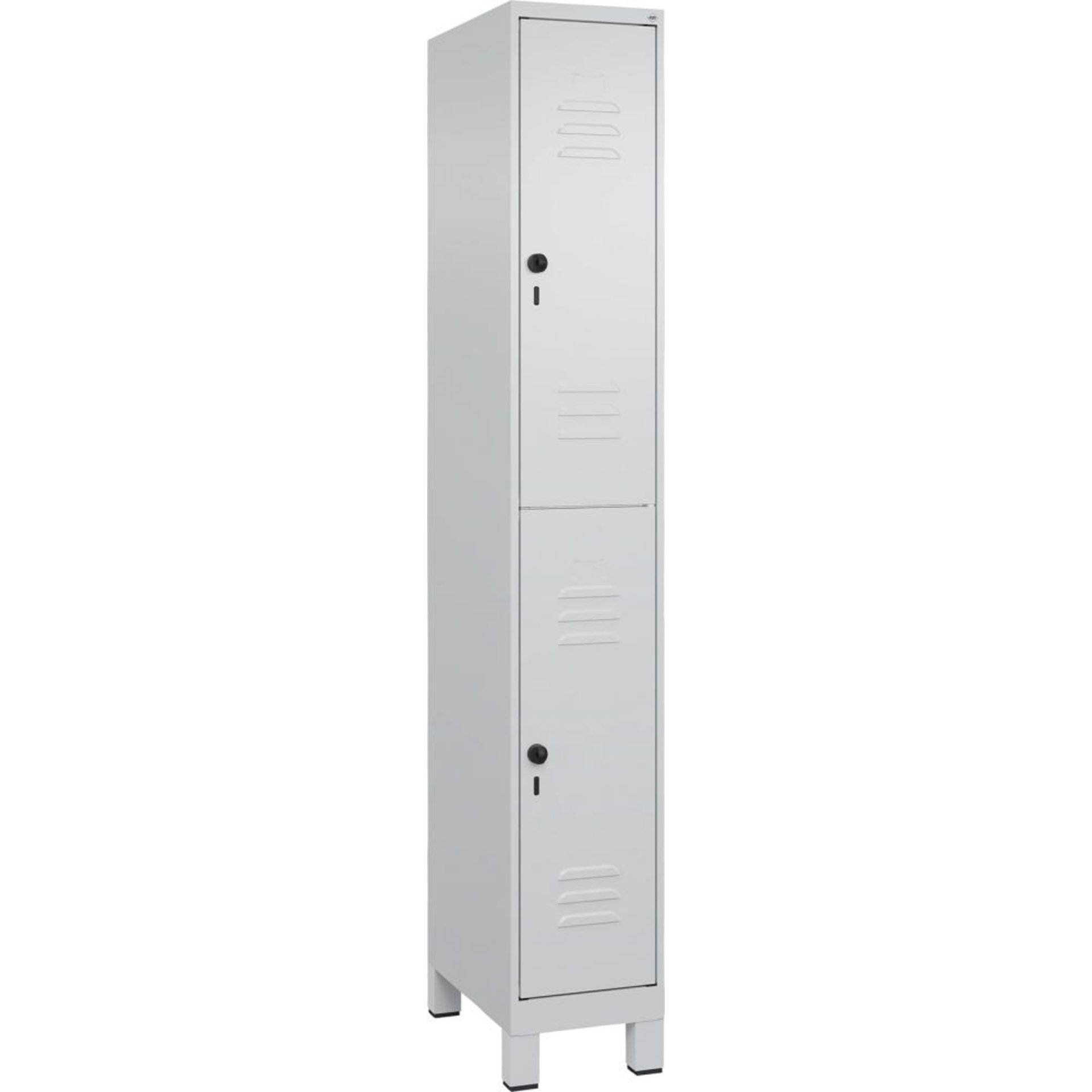 Doppelstöckiger Garderobenschrank Classic PLUS, mit Füßen
