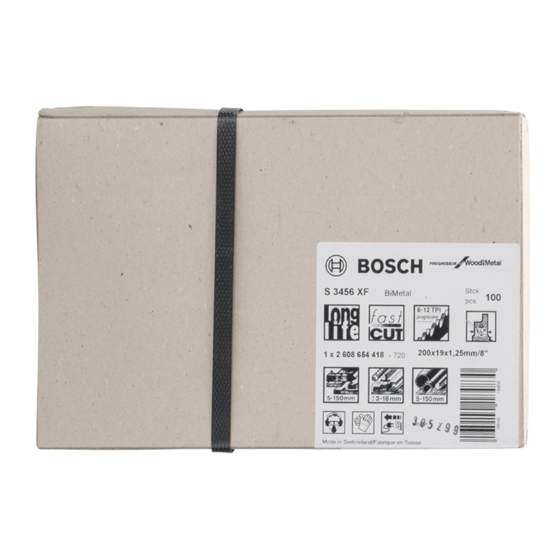 Säbelsägeblatt S 3456 XF, Progressor for Wood and Metal, 100er-Pack