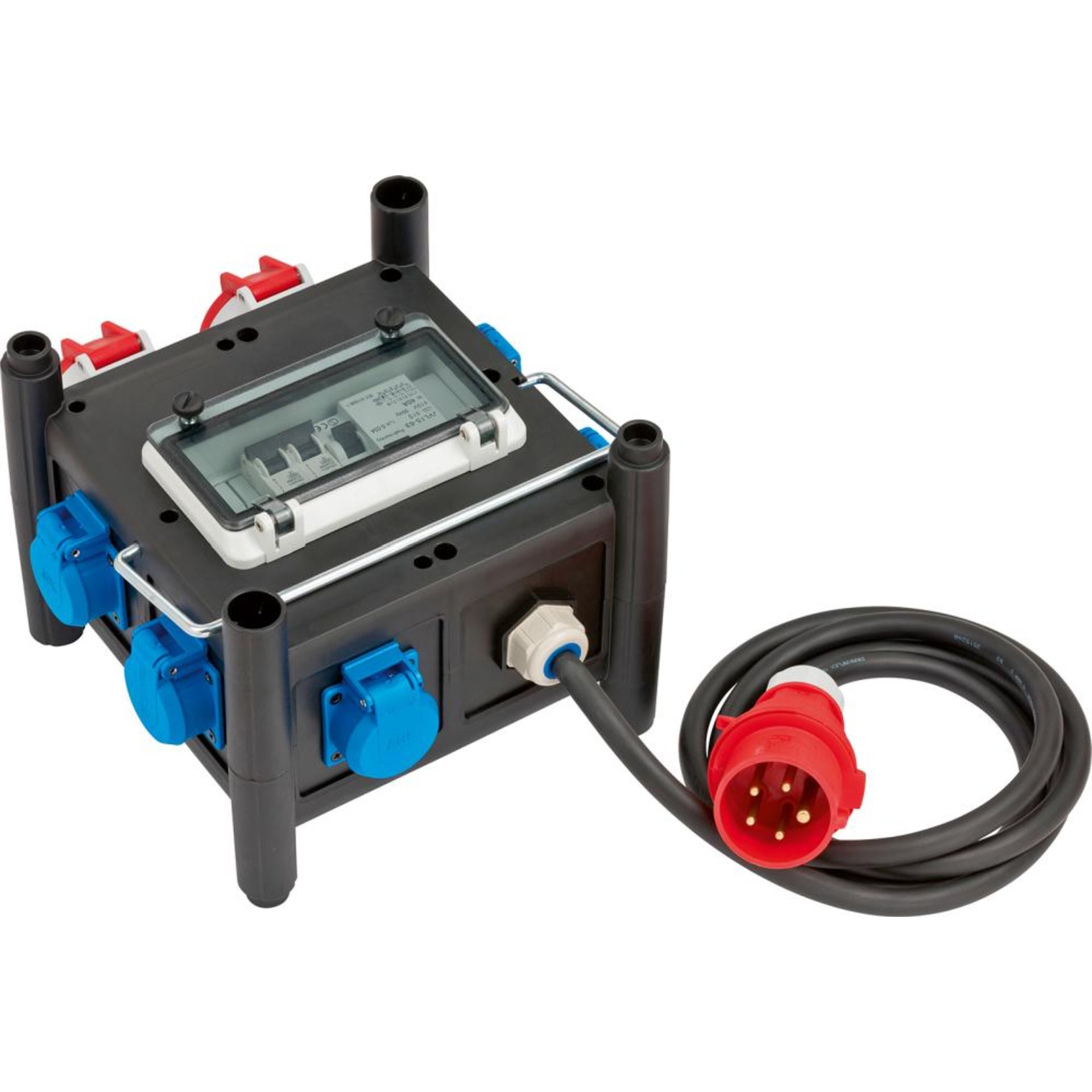 Kleinstromverteiler 16A H07RN-F5G2,5 2m CEE 2xCEE 400V + 5x230V Brennenstuhl