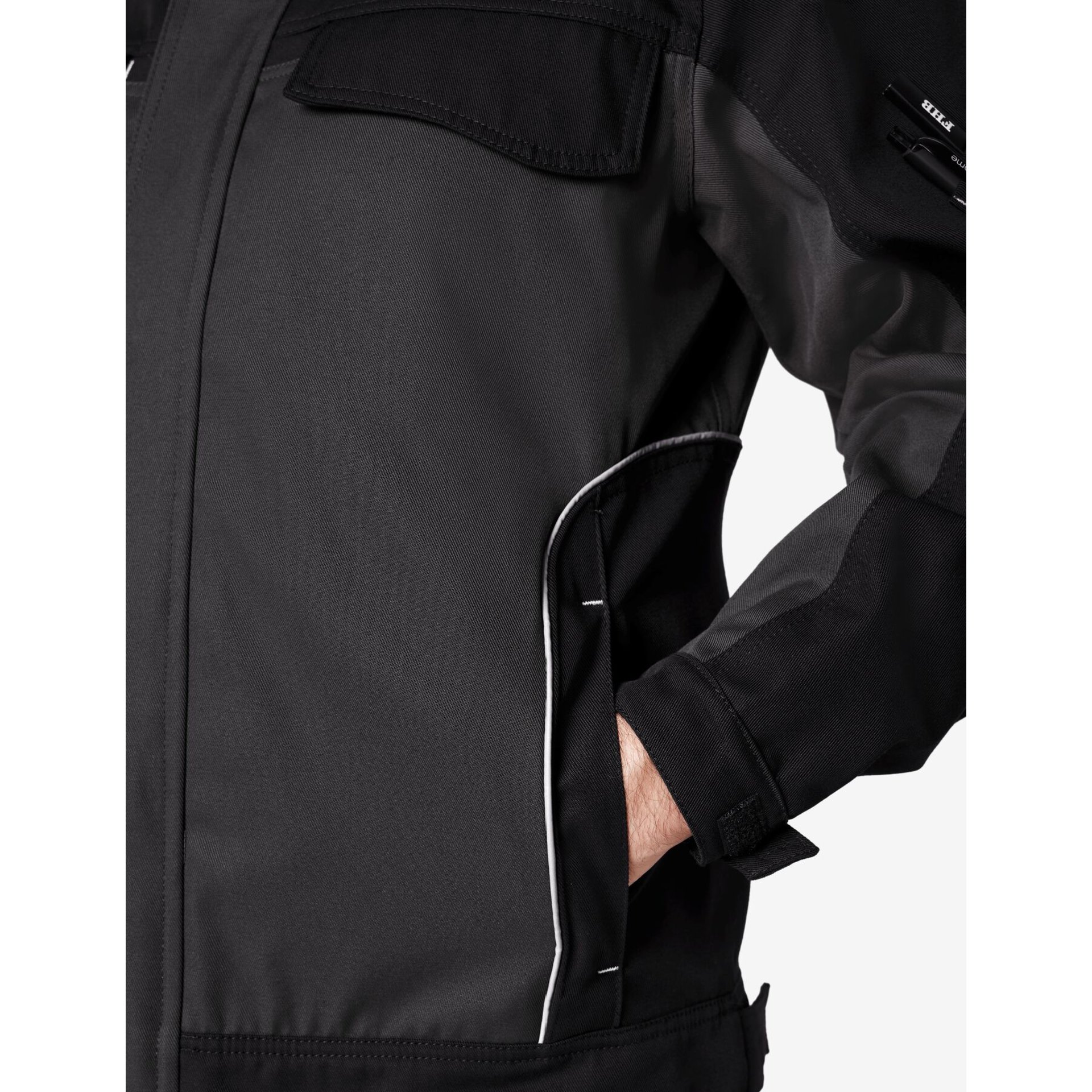 ERNST Arbeitsjacke anthrazit-schwarz M