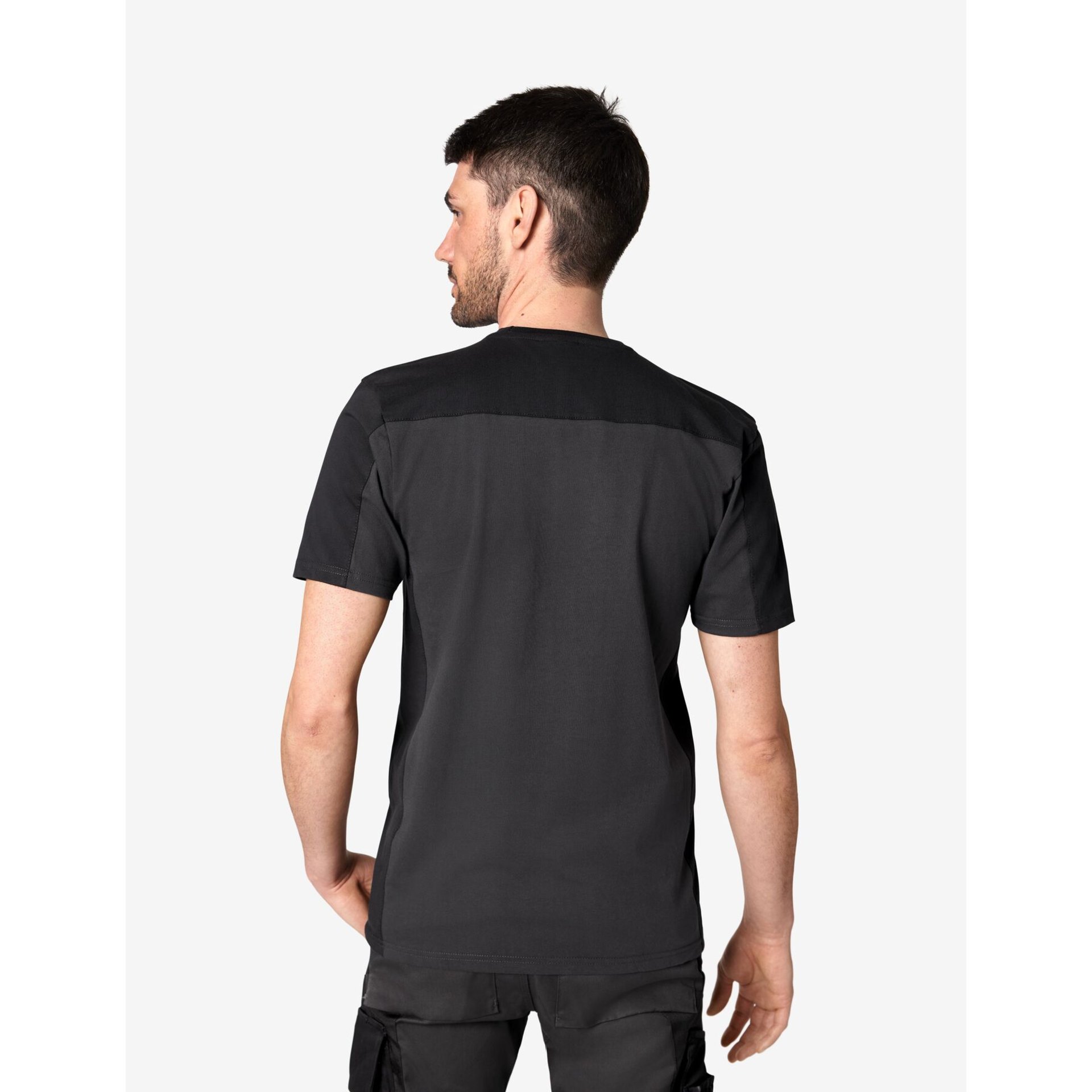 MARC T-Shirt zweifarbig anthrazit-schwarz Gr. 2XL
