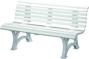 Bank Helgoland 3 Sitze weiß 1500 mm Bank Helgoland 3 Sitze weiß 1500 mm