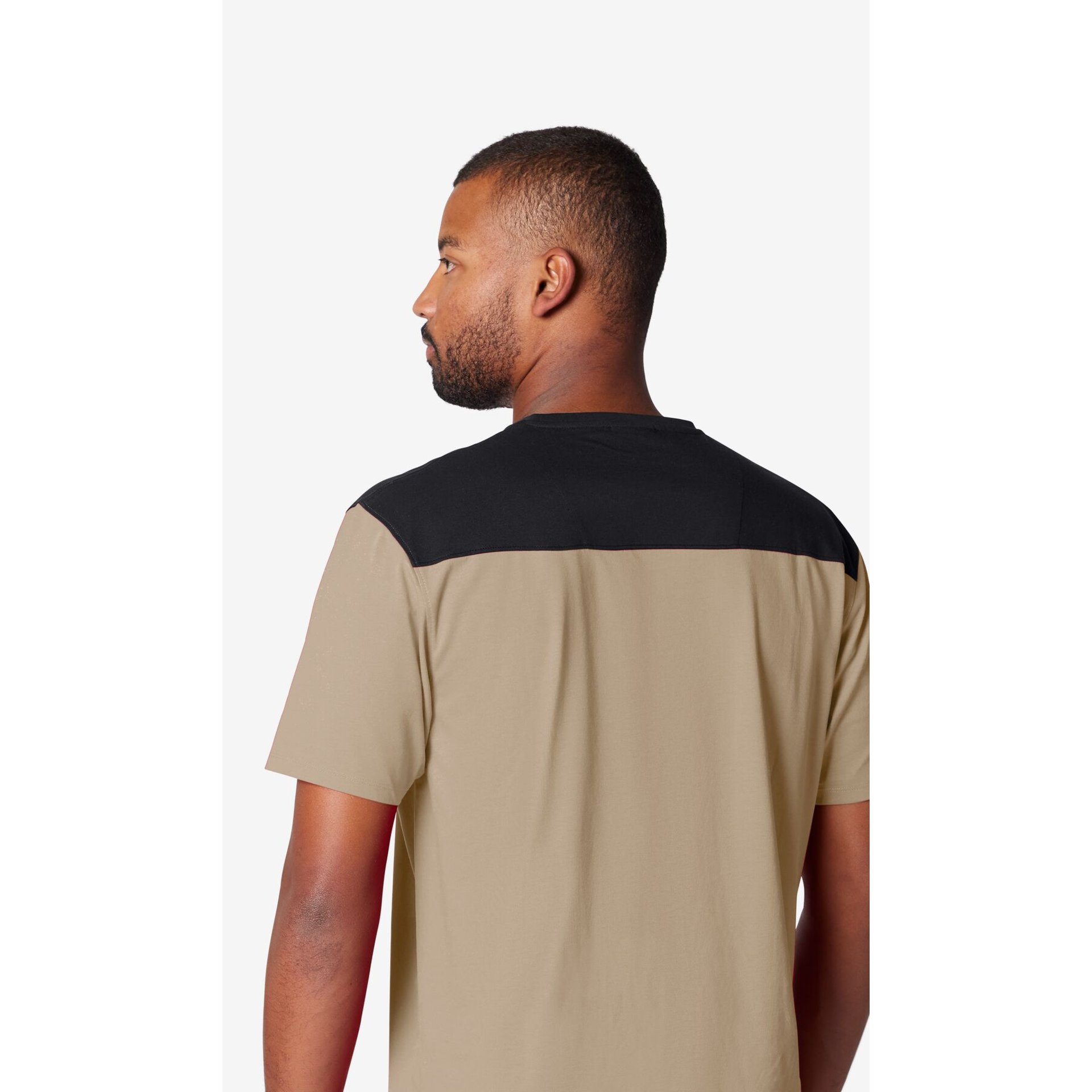 KNUT T-Shirt Herren beige-schwarz 5XL