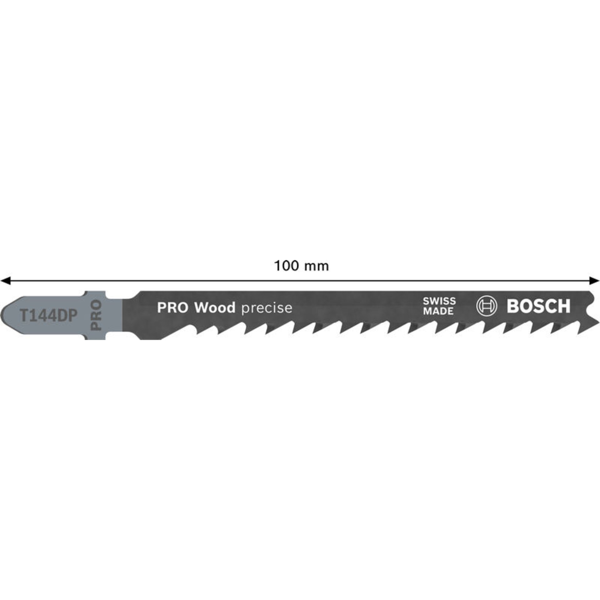 PRO Wood precise T144DP Stichsägeblatt, 100 mm, 2-tlg.