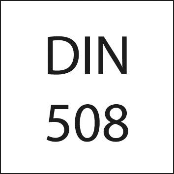 Format Nutenstein DIN508 M16x18mm