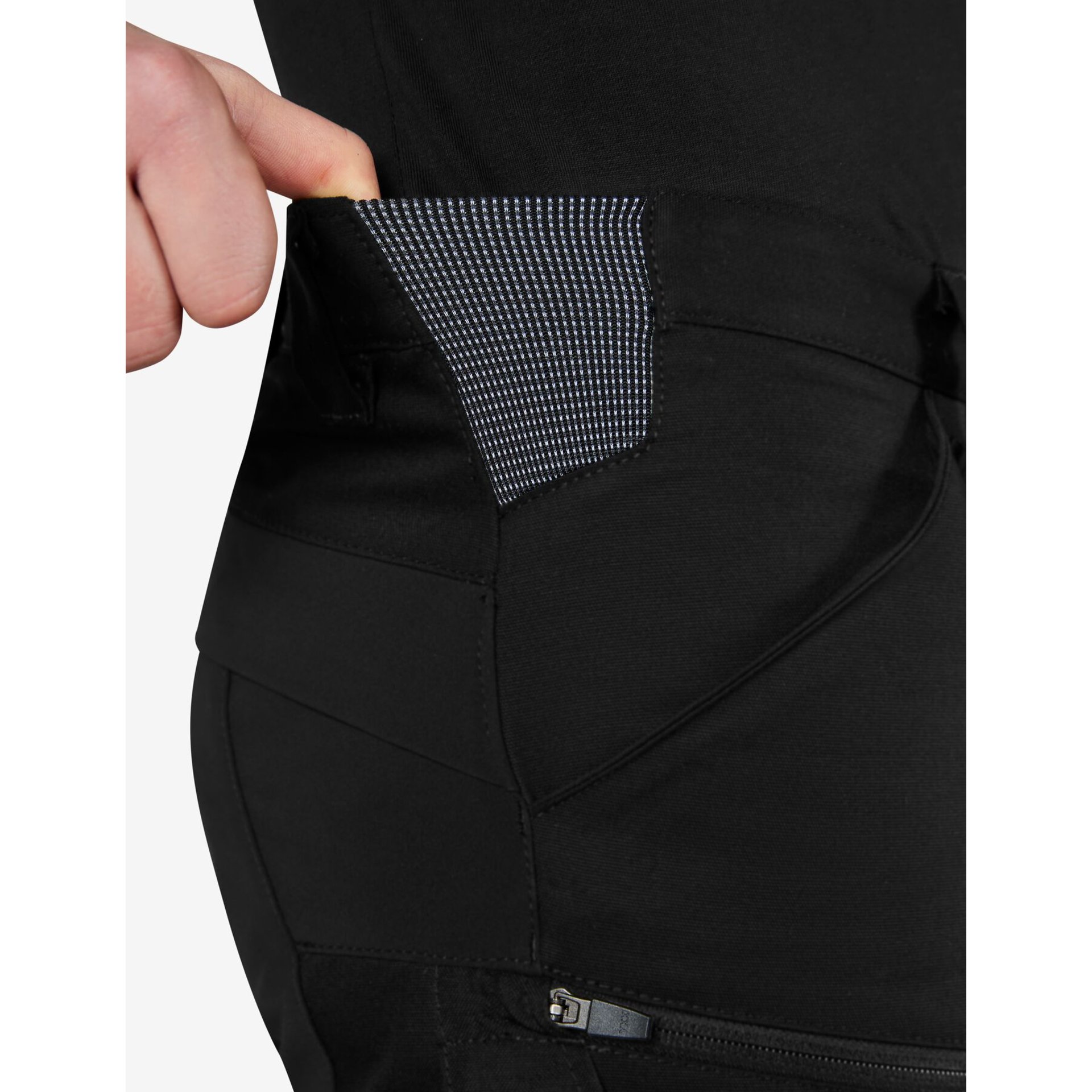 LOU Zunfthose Piratenform elastisch schwarz 56