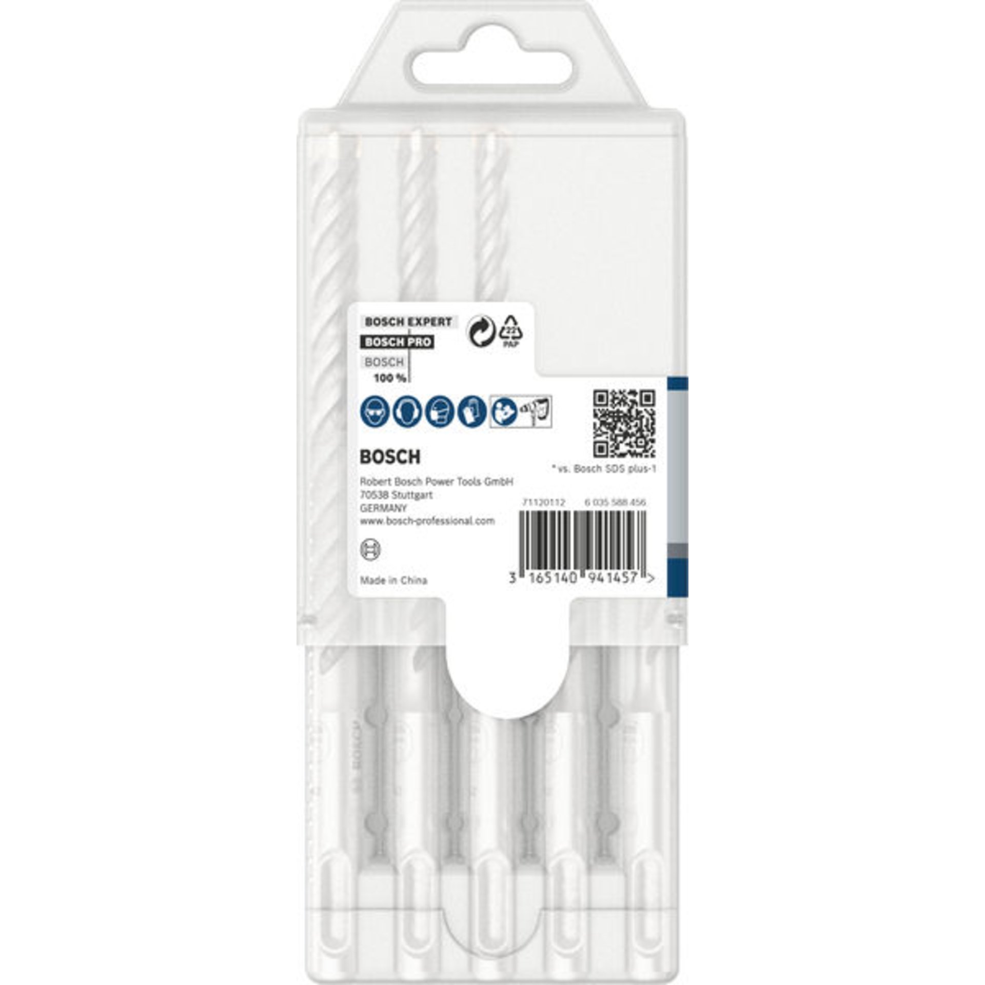 PRO SDS plus-5X Hammerbohrer-Set, 5.5/6/7/8/10 mm, 5-tlg.