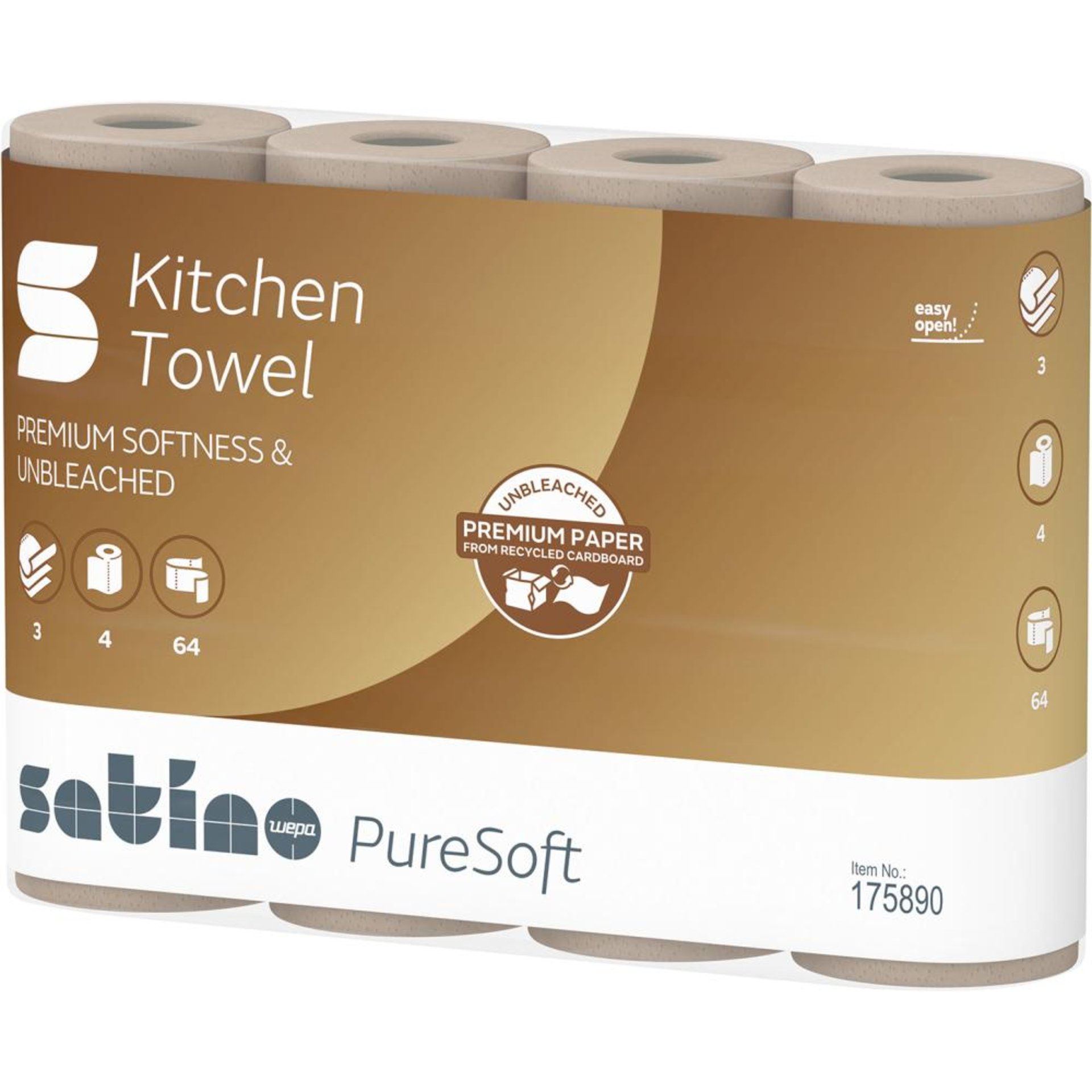 Satino PureSoft Küchenrolle 3-lagig