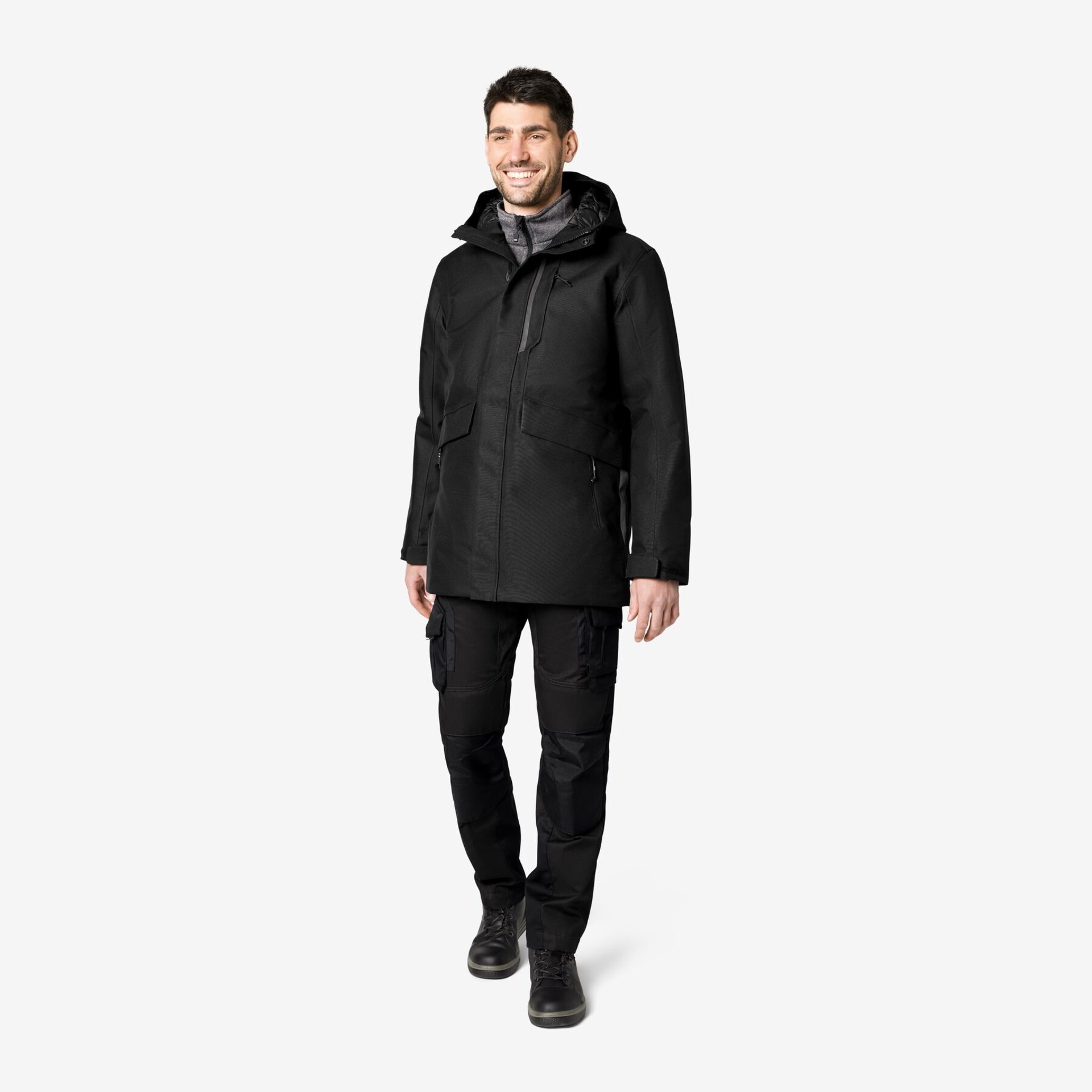 MANUEL Parka Primaloft schwarz 5XL