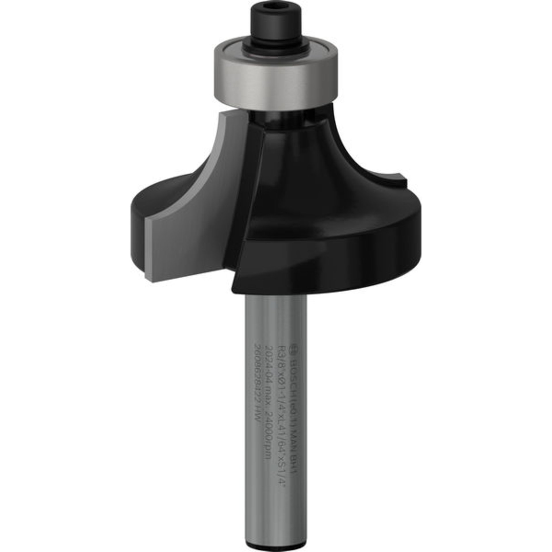 PRO Abrundfräser, R 3/8", Schaft 1/4"
