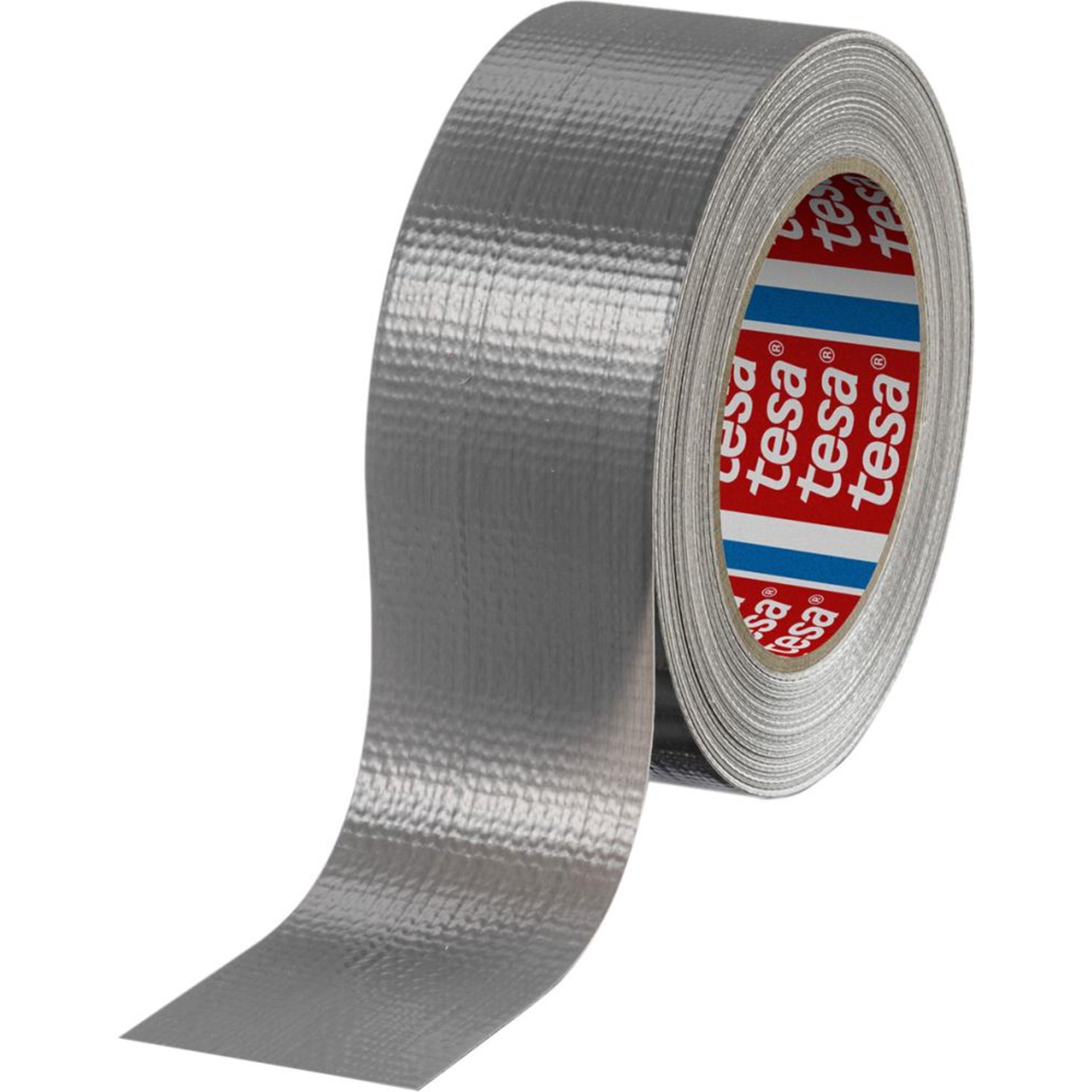tesa duct tape 74613 mattsilber 50m x 50mm mit PET-Gewebeträger