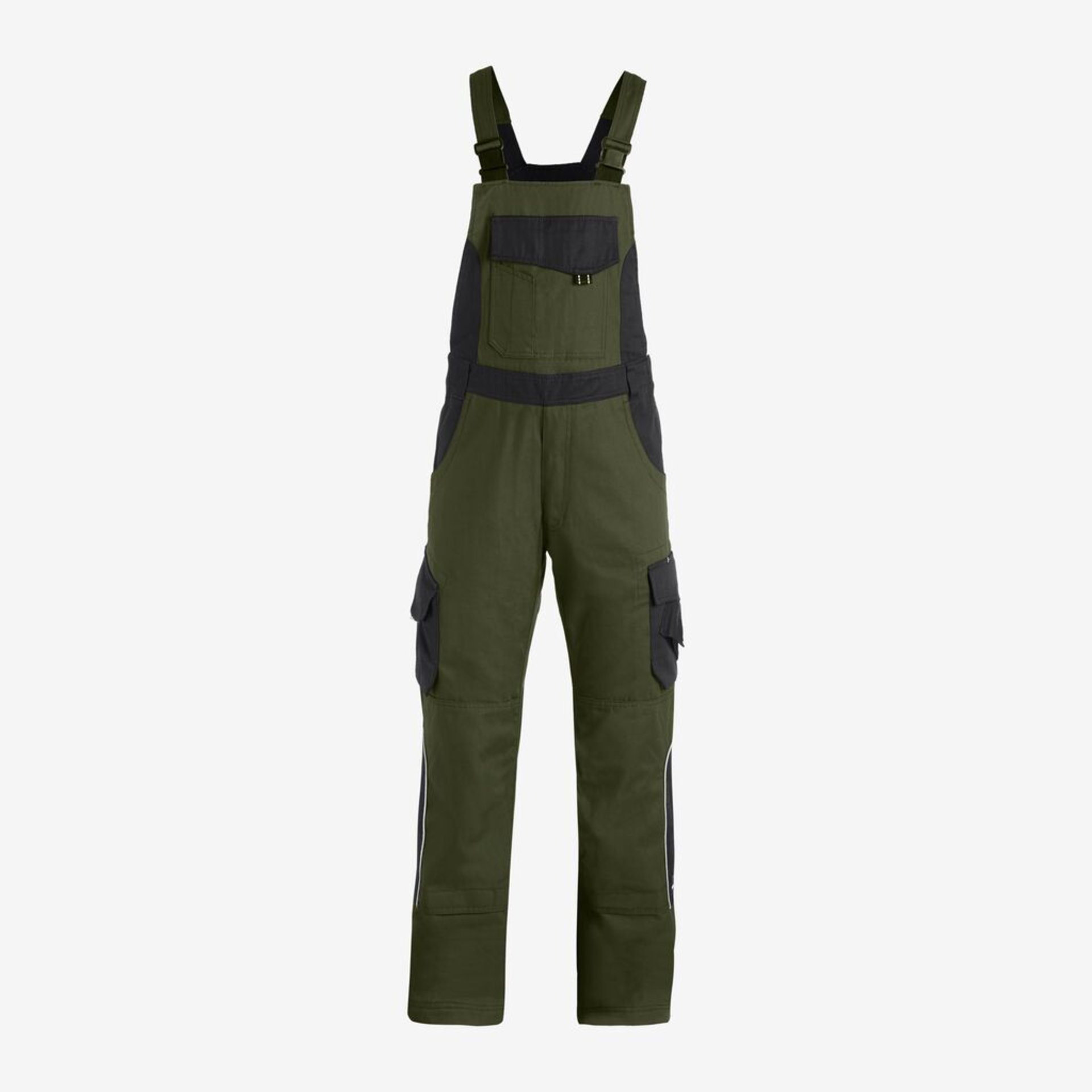 ECKHARD Latzhose oliv-schwarz 60