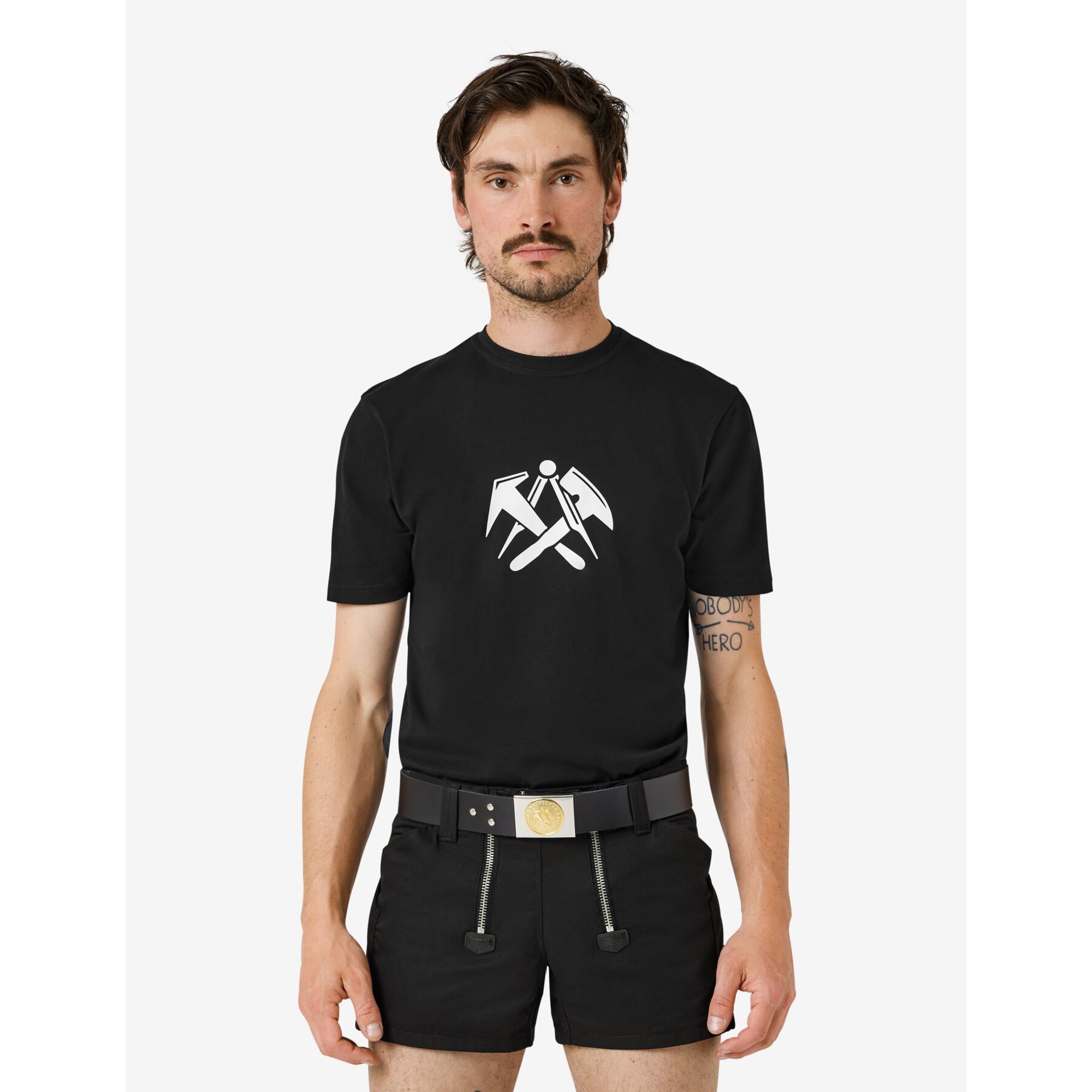 TILL T-Shirt Zunftzeichen Dachdecker schwarz 2XL