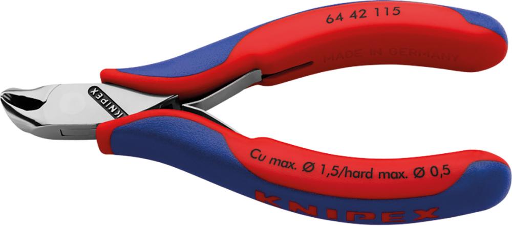 Knipex Vornschrägschneider Elektronik mit kleiner Fase 115mm Knipex Vornschrägschneider Elektronik mit kleiner Fase 115mm