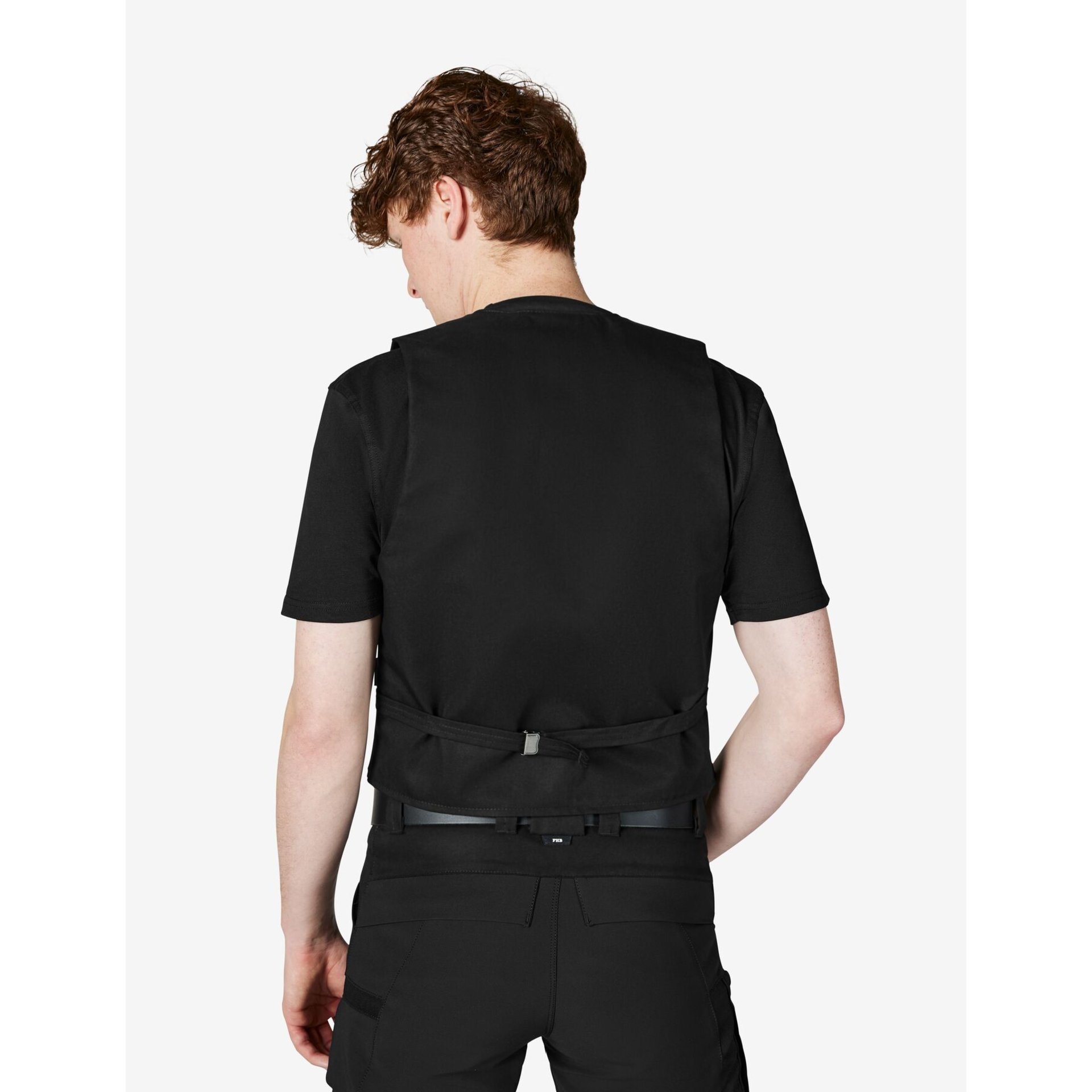 HANNES Zunftweste aus Canvas schwarz 88