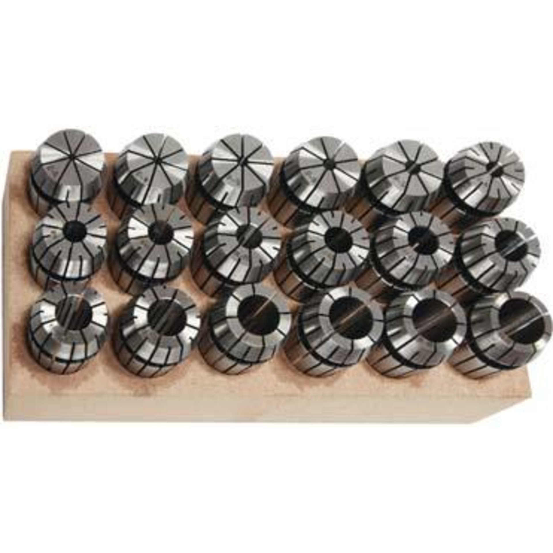 Spannzangen-Set DIN6499B ER11 1-7mm, 13tlg. Rundlauf kleiner 0,007 mmFORMAT