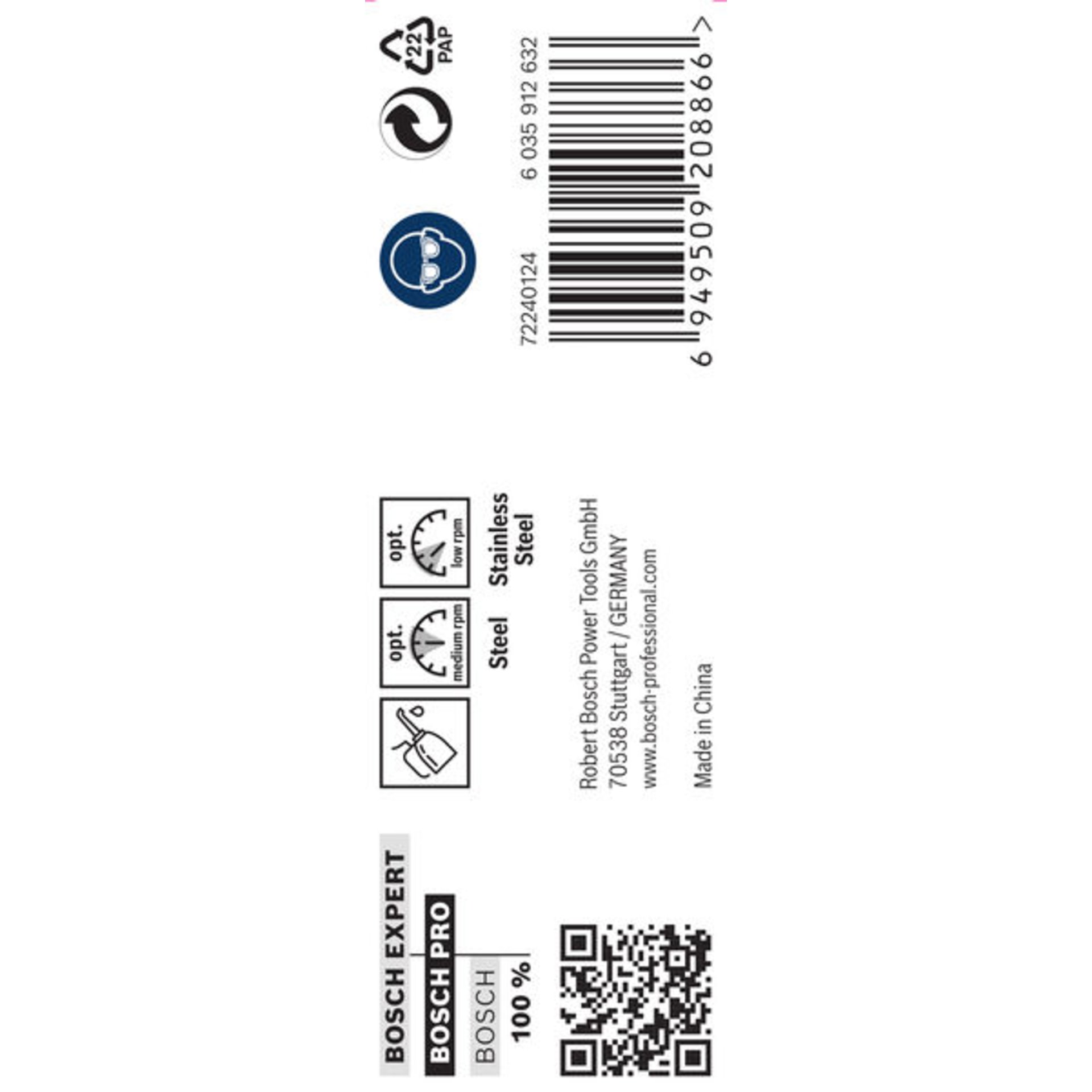 PRO Stainless Steel HSS-Co Spiralbohrer, 9,8 x 87 x 133 mm, 5-tlg.