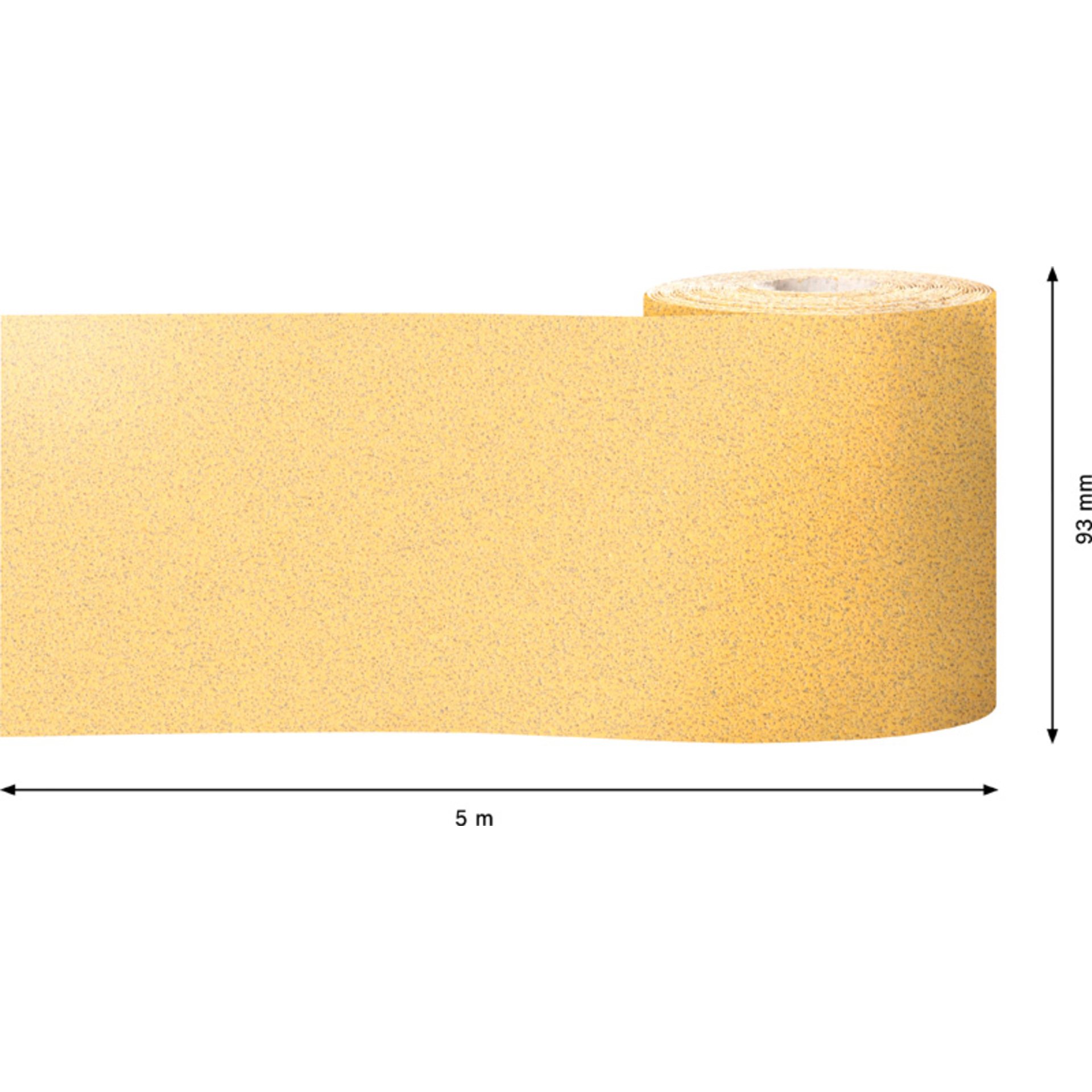 EXPERT C470 Schleifpapierrolle zum Handschleifen, 93 mm, 5 m, K 80