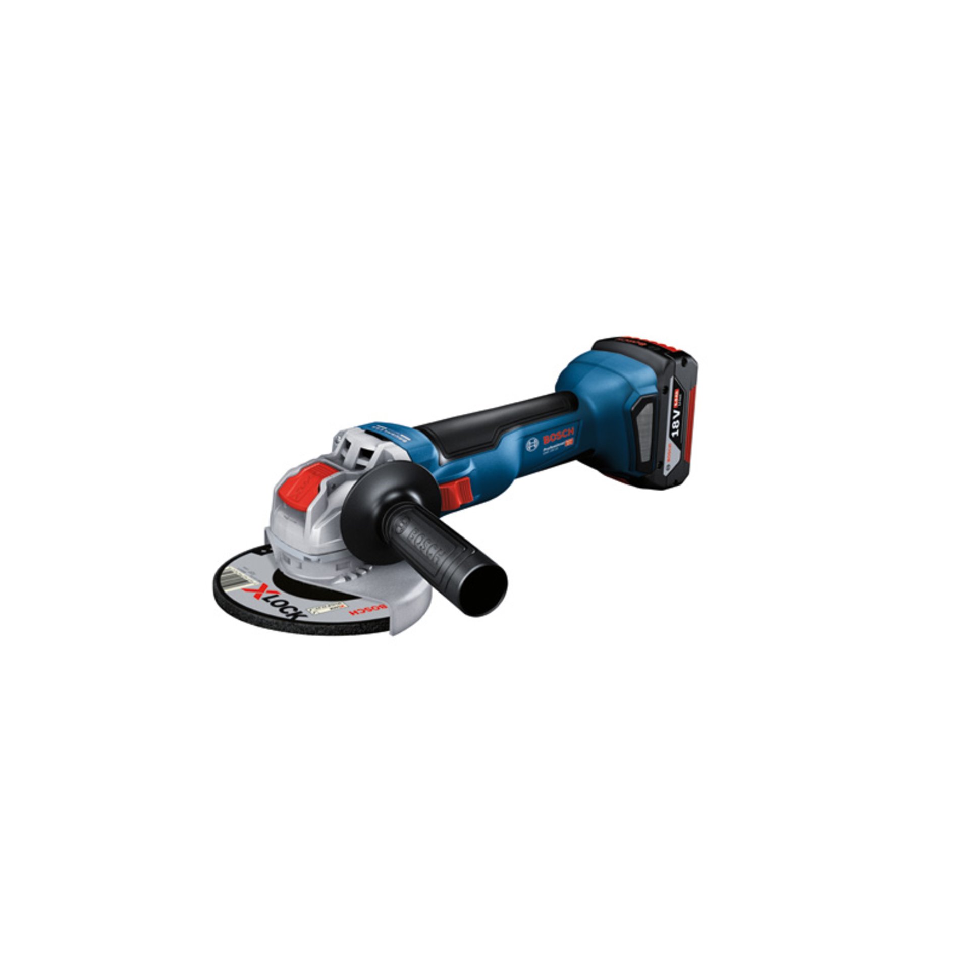 Akku-Winkelschleifer mit X-LOCK GWX 18V-10 in L-BOXX